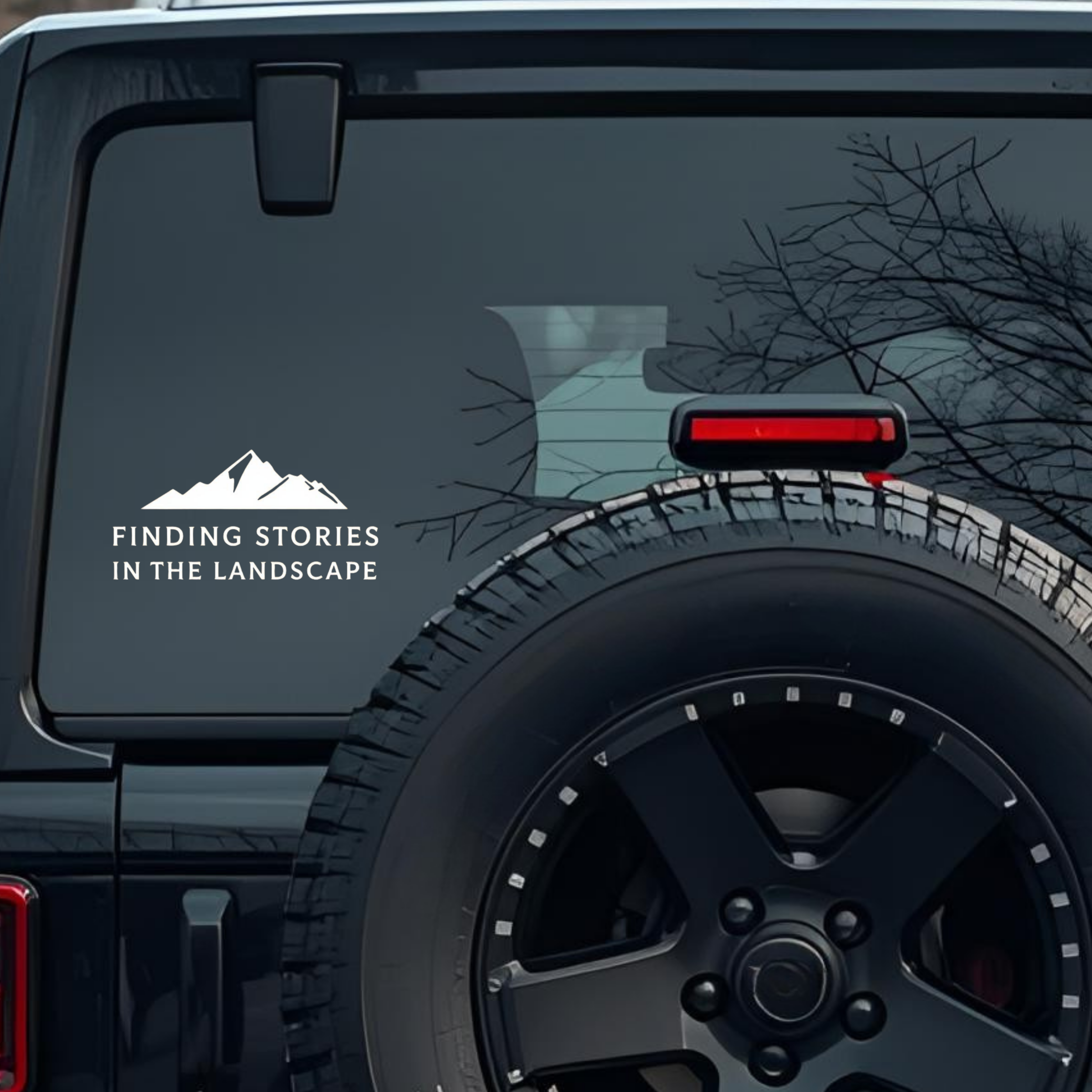 Finding Stories in the Landscape Large 6 inch Premium Decal Sticker For Car Bumper Window Rear Winds