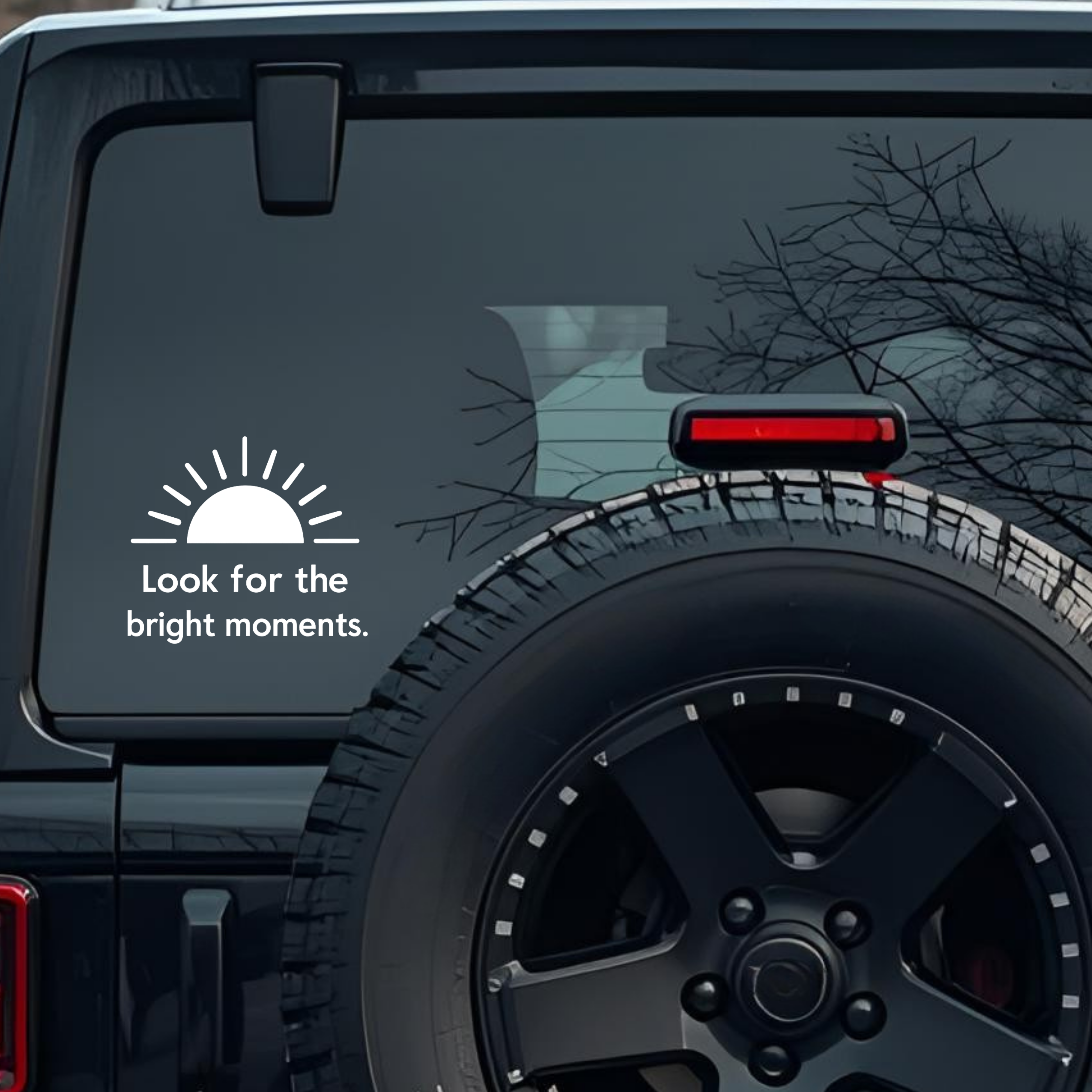 Look for the Bright Moments Large 6 inch Premium Decal Sticker For Car Bumper Window Rear Windshield