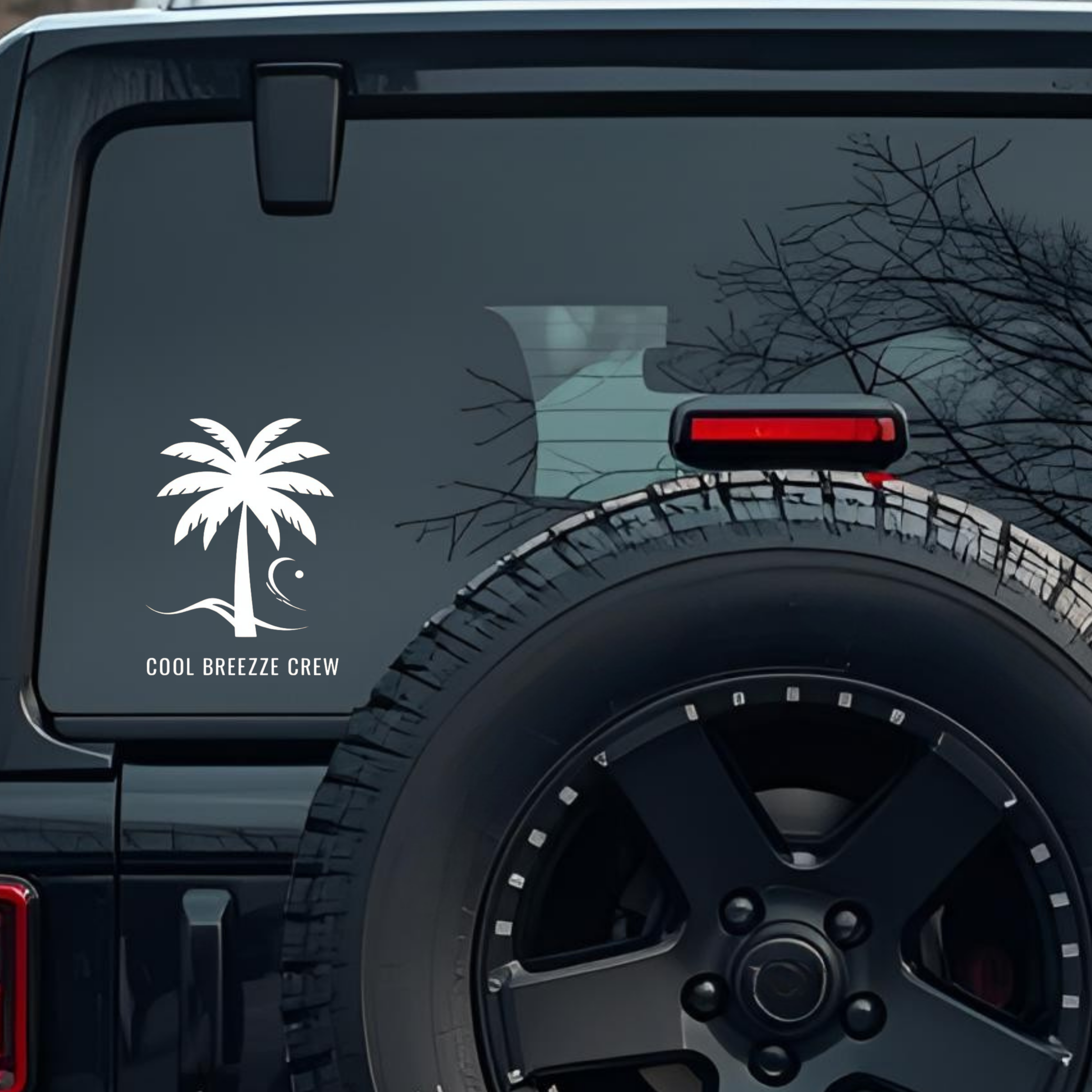 Cool Breezze Crew Large 6 inch Premium Decal Sticker For Car Bumper Window Rear Windshield Stickers,