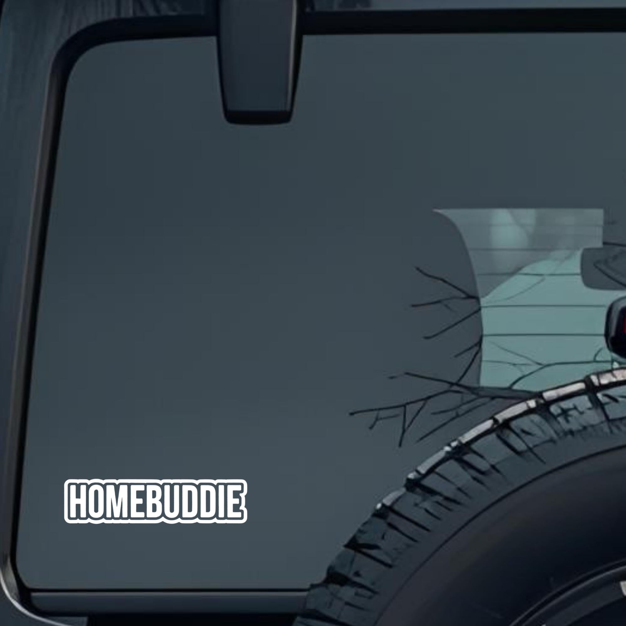 Home Buddie Large 6 inch Premium Decal Sticker For Car Bumper Window Rear Windshield Stickers, Warni