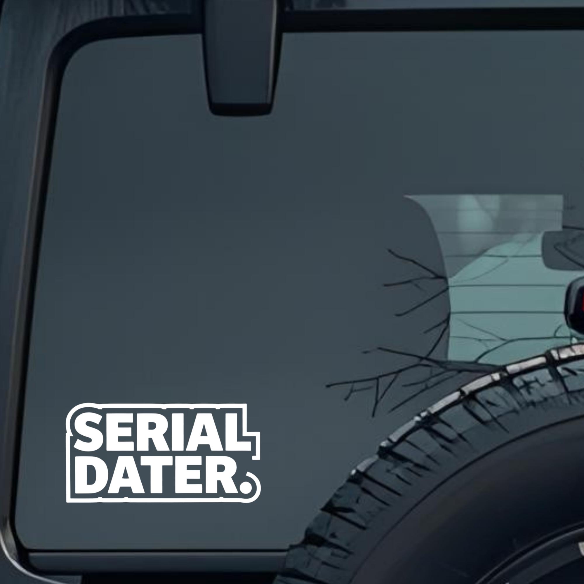 Serial Dater. Large 6 inch Premium Decal Sticker For Car Bumper Window Rear Windshield Stickers, War
