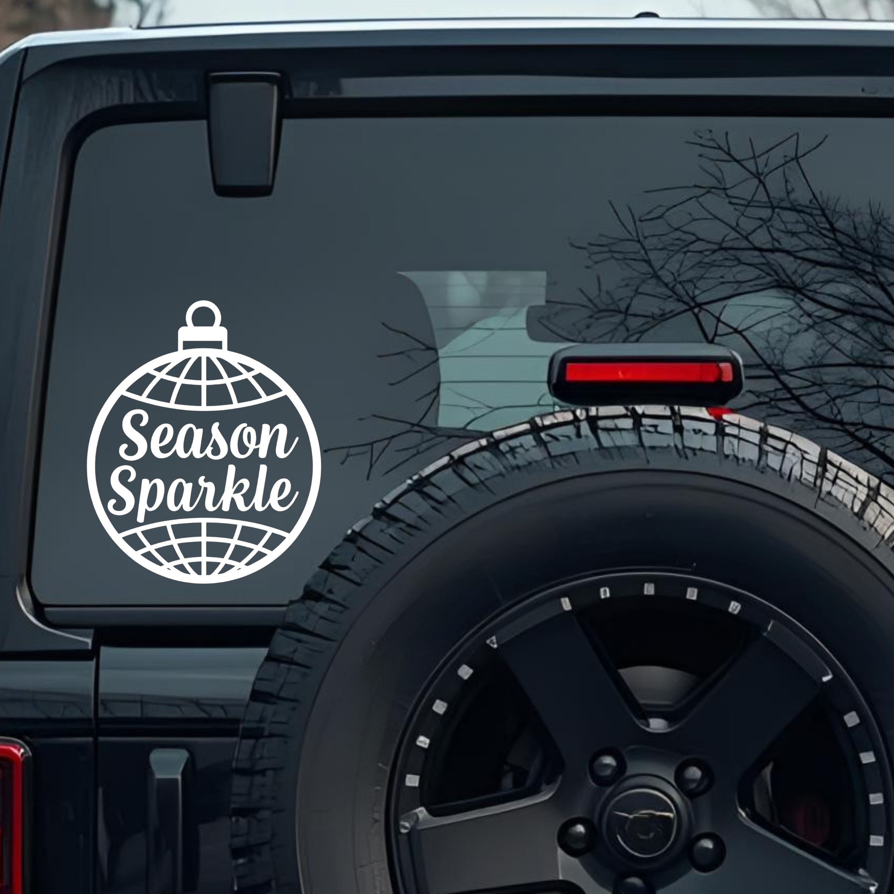 Season Sparkle Large 6 inch Premium Decal Sticker For Car Bumper Window Rear Windshield Stickers, Wa