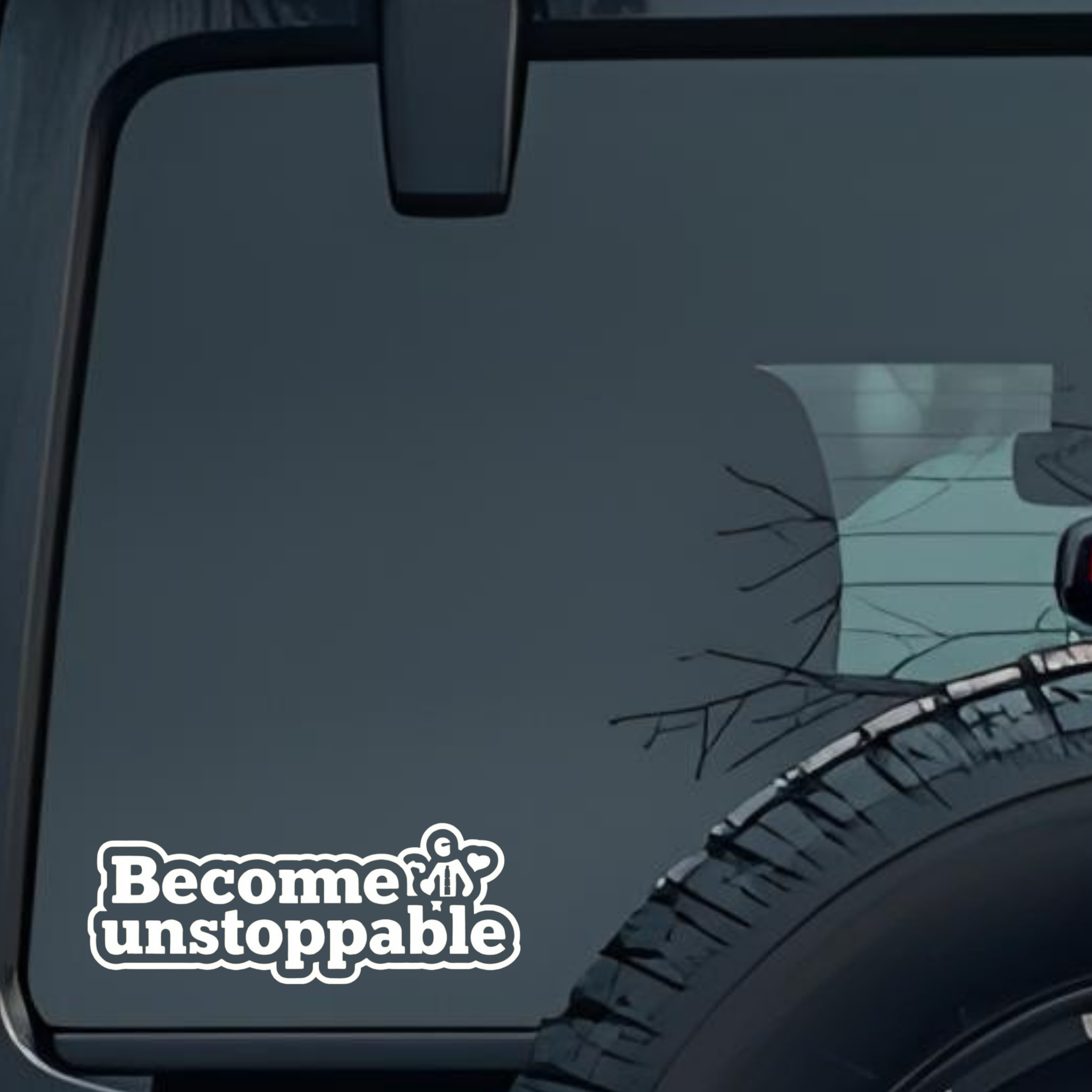Become Unstoppable Large 6 inch Premium Decal Sticker For Car Bumper Window Rear Windshield Stickers