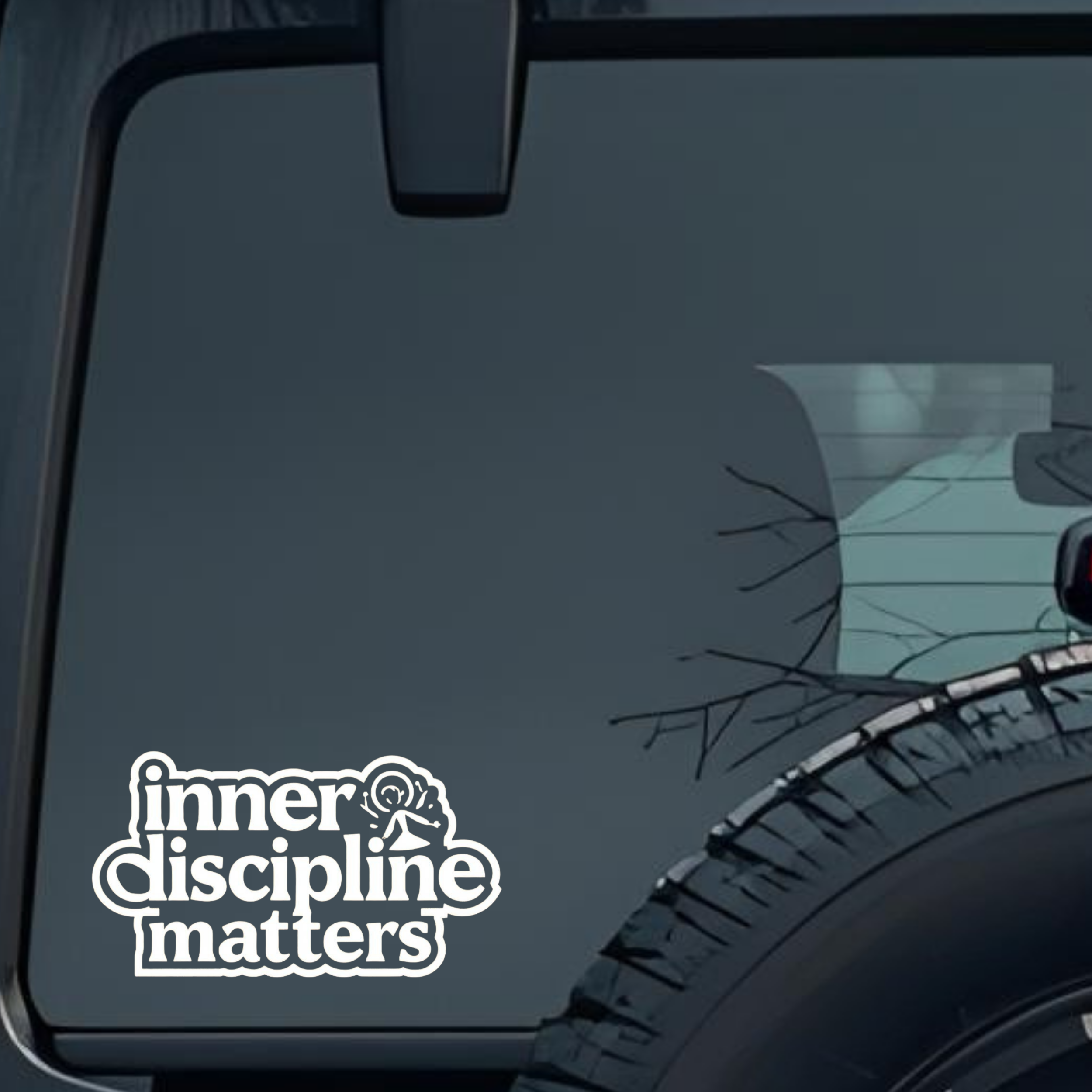 Inner Discipline Matters Large 6 inch Premium Decal Sticker For Car Bumper Window Rear Windshield St