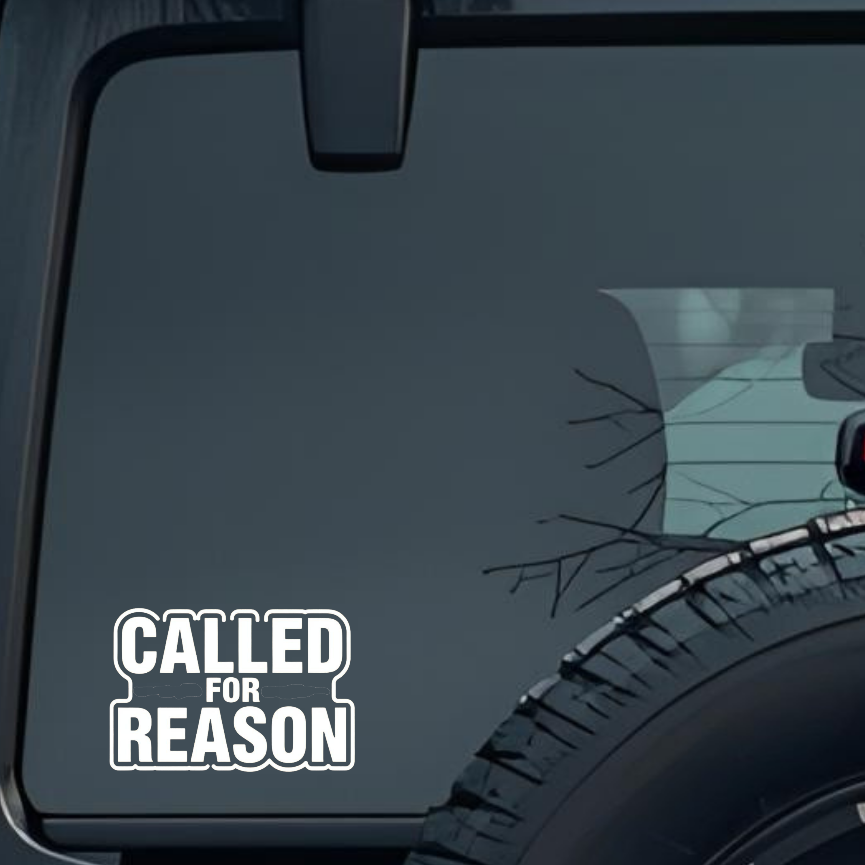 Called for Reason Large 6 inch Premium Decal Sticker For Car Bumper Window Rear Windshield Stickers,