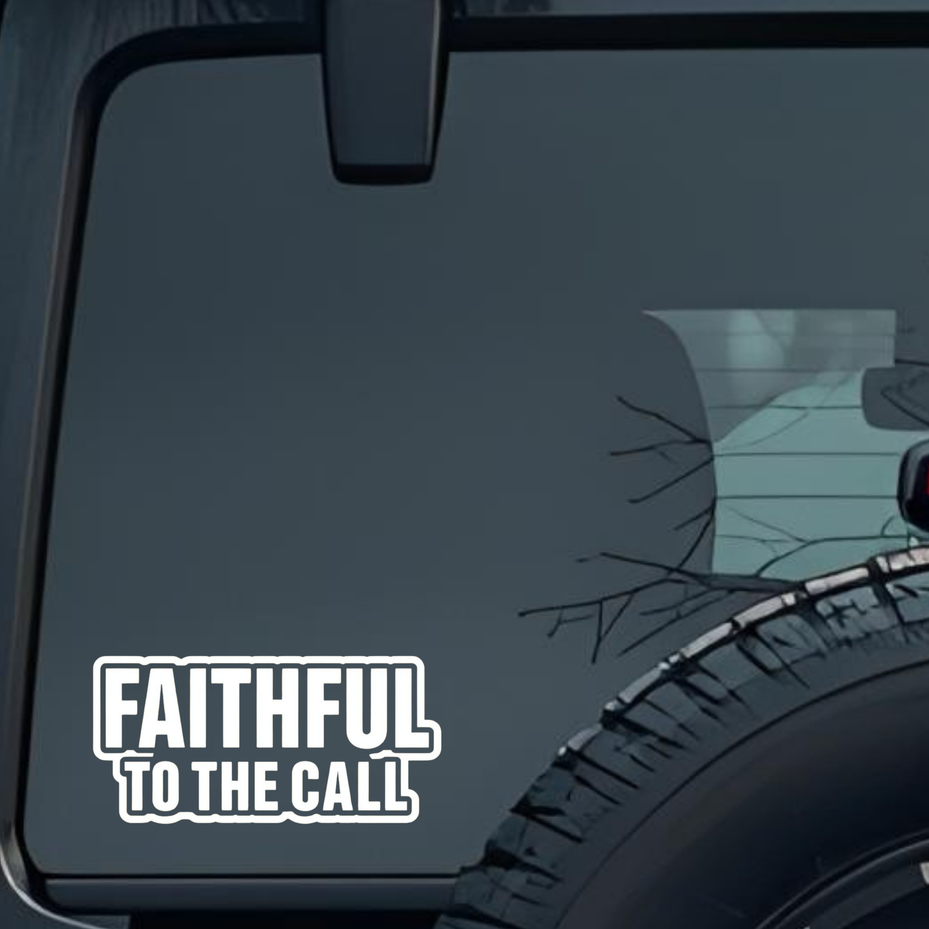 Faithful to the Call Large 6 inch Premium Decal Sticker For Car Bumper Window Rear Windshield Sticke