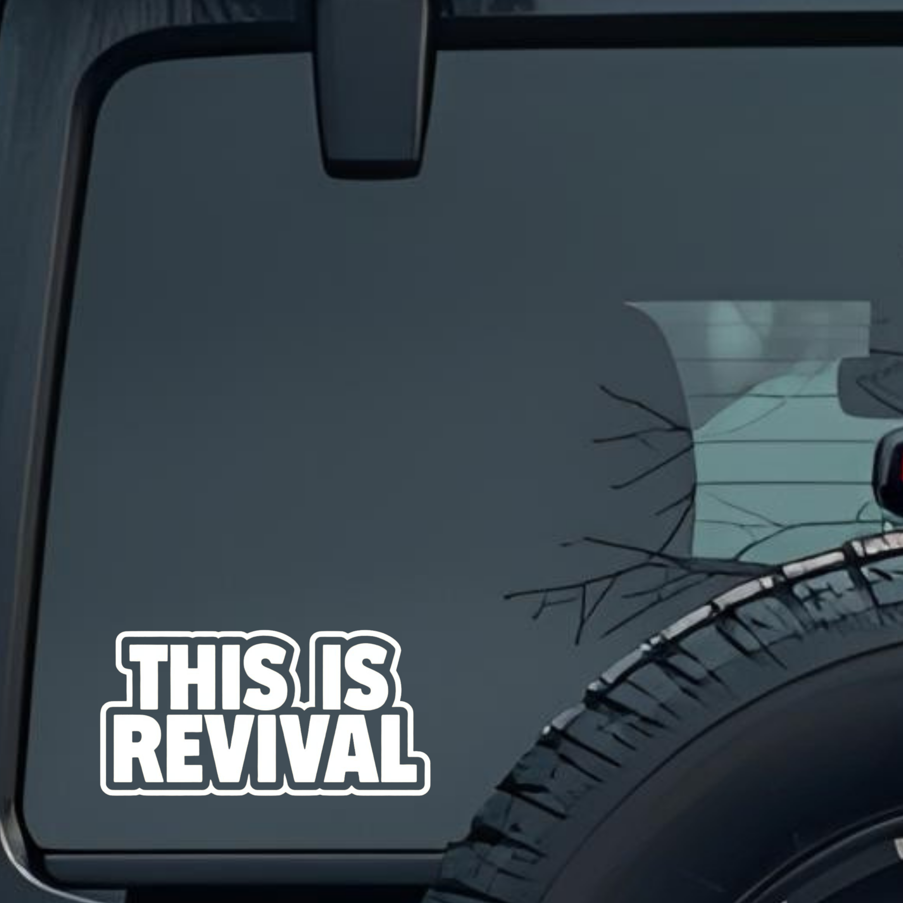This Is Revival Large 6 inch Premium Decal Sticker For Car Bumper Window Rear Windshield Stickers, W