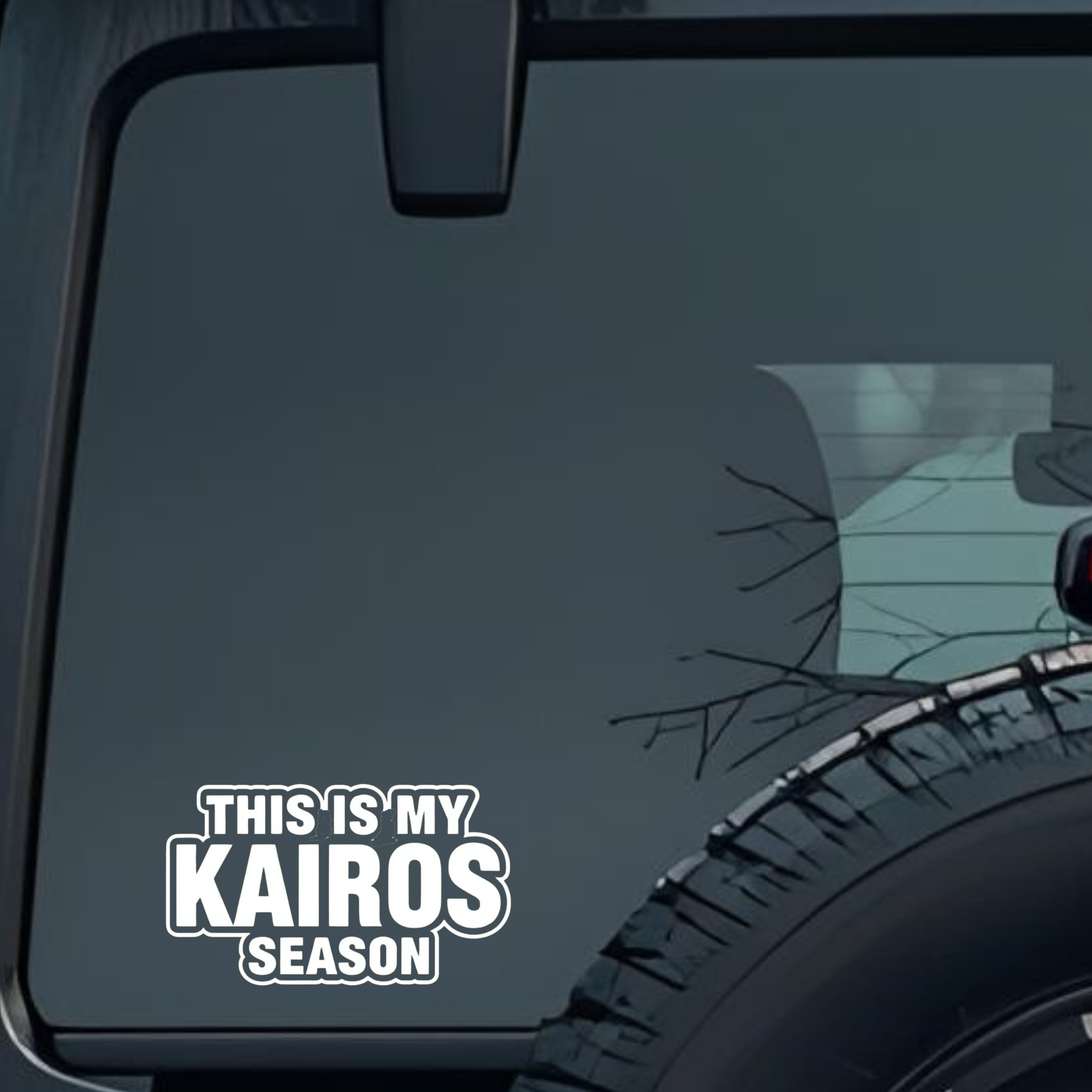This Is My Kairos Seoson Large 6 inch Premium Decal Sticker For Car Bumper Window Rear Windshield St