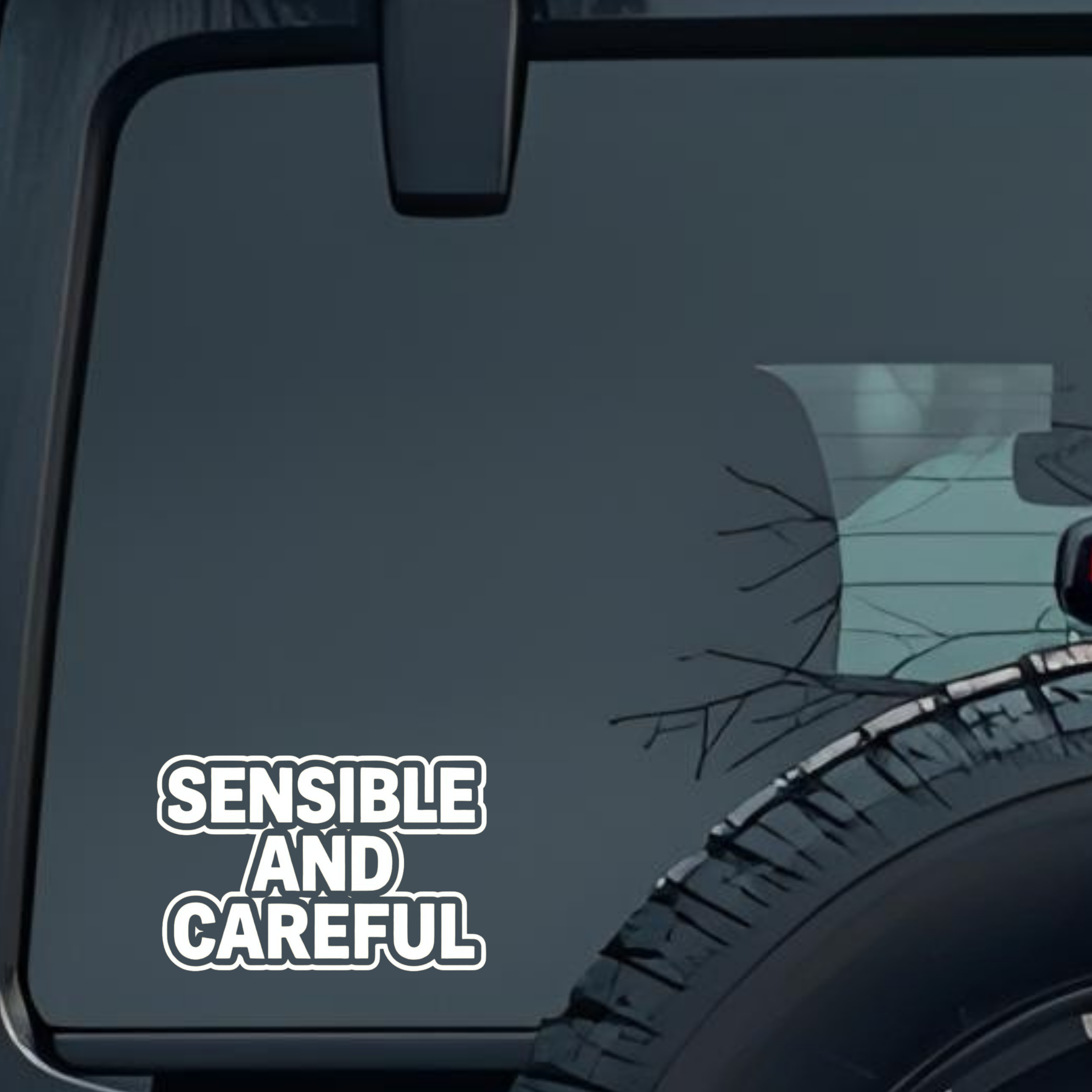 Sensible and Careful Large 6 inch Premium Decal Sticker For Car Bumper Window Rear Windshield Sticke