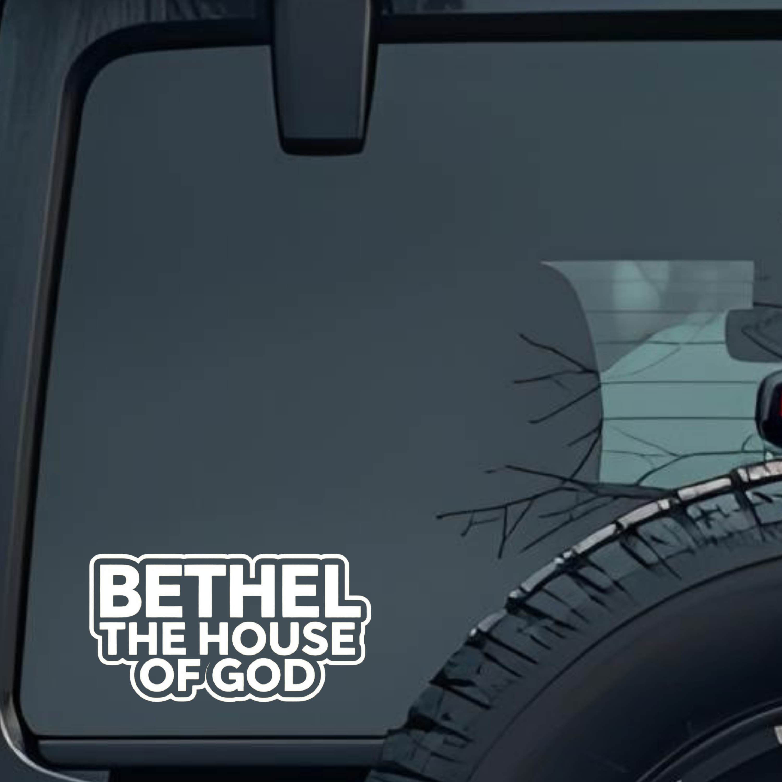 Bethel the House of God Large 6 inch Premium Decal Sticker For Car Bumper Window Rear Windshield Sti