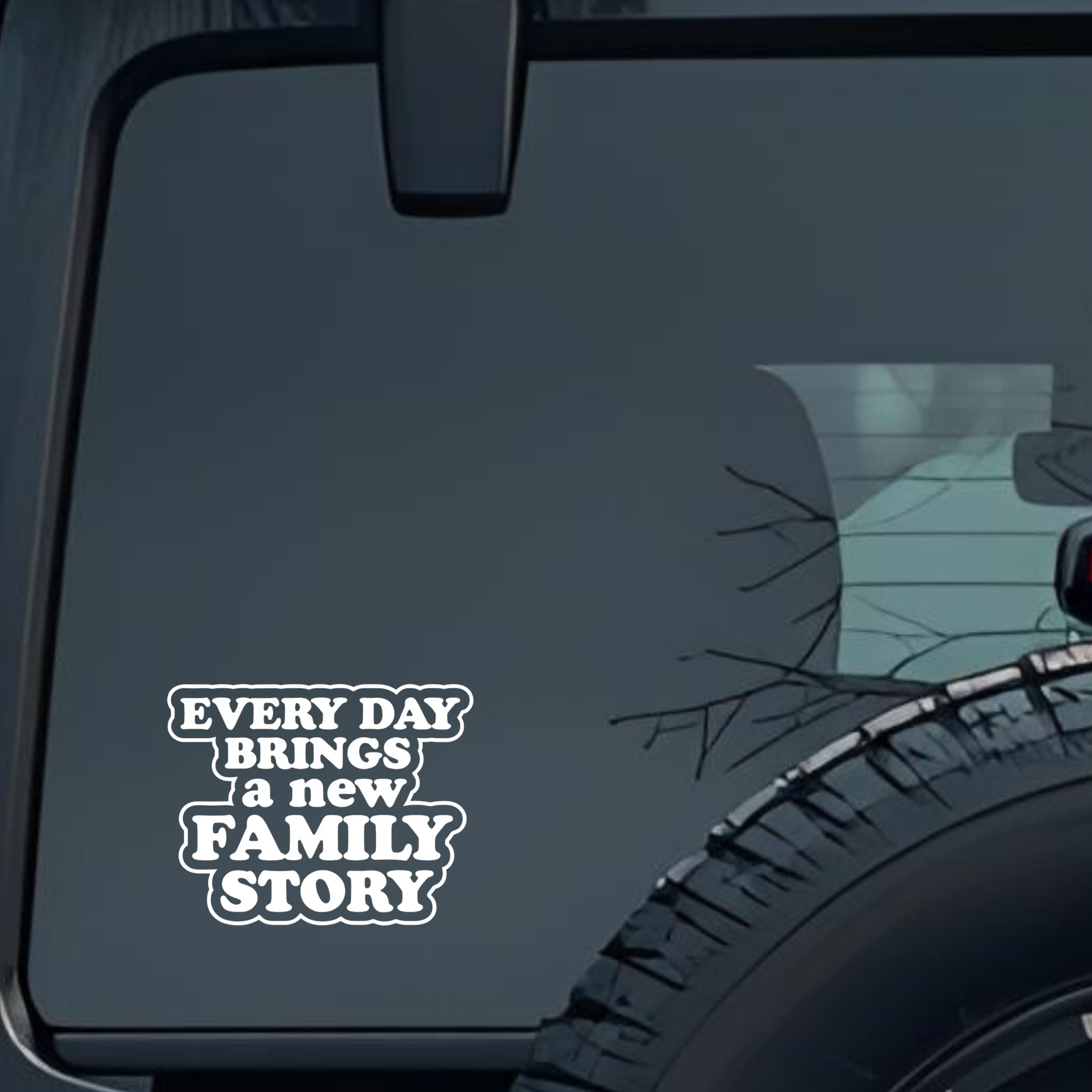 Our Hearts Are Full of Love Large 6 inch Premium Decal Sticker For Car Bumper Window Rear Windshield