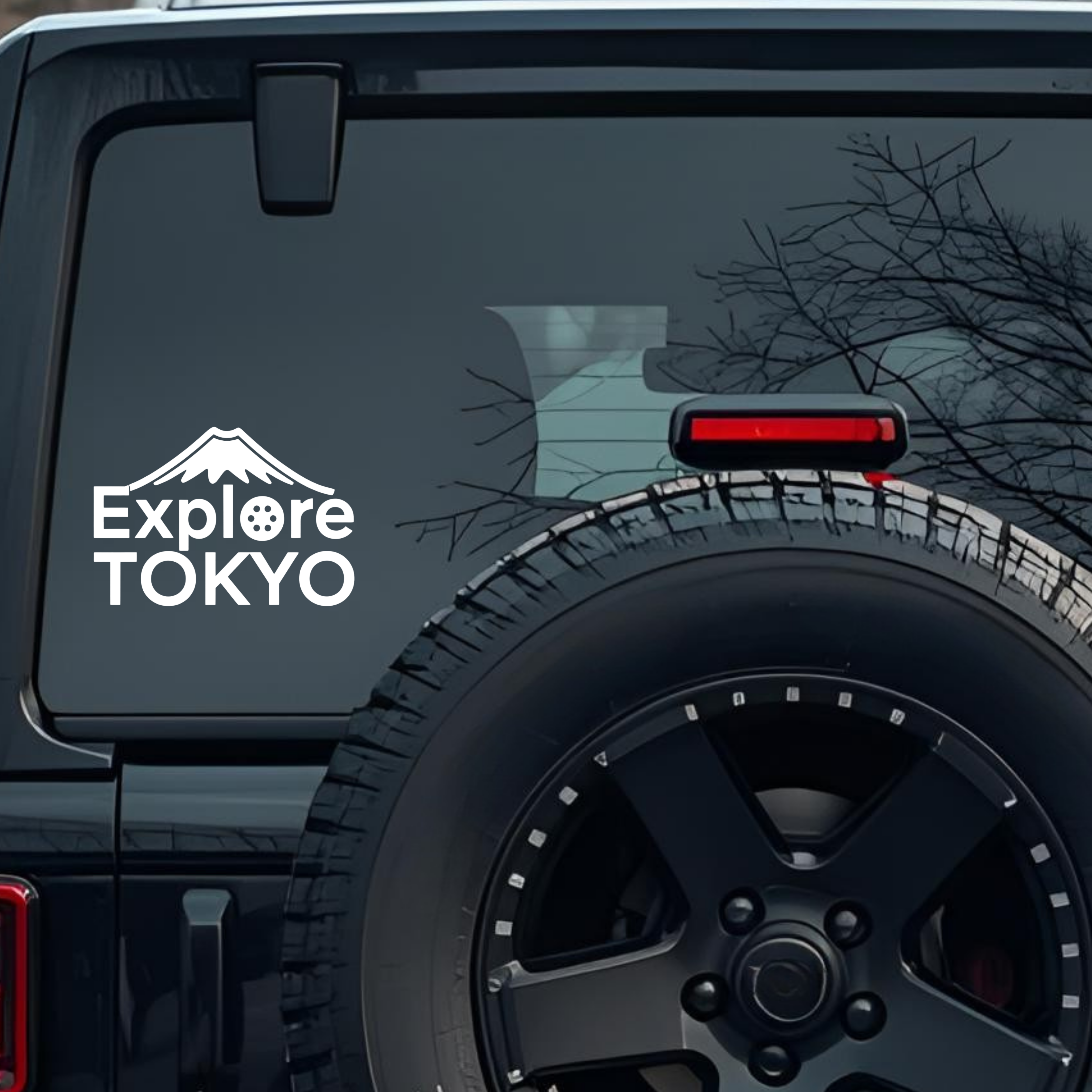 Explore Tokyo Large 6 inch Premium Decal Sticker For Car Bumper Window Rear Windshield Stickers, War