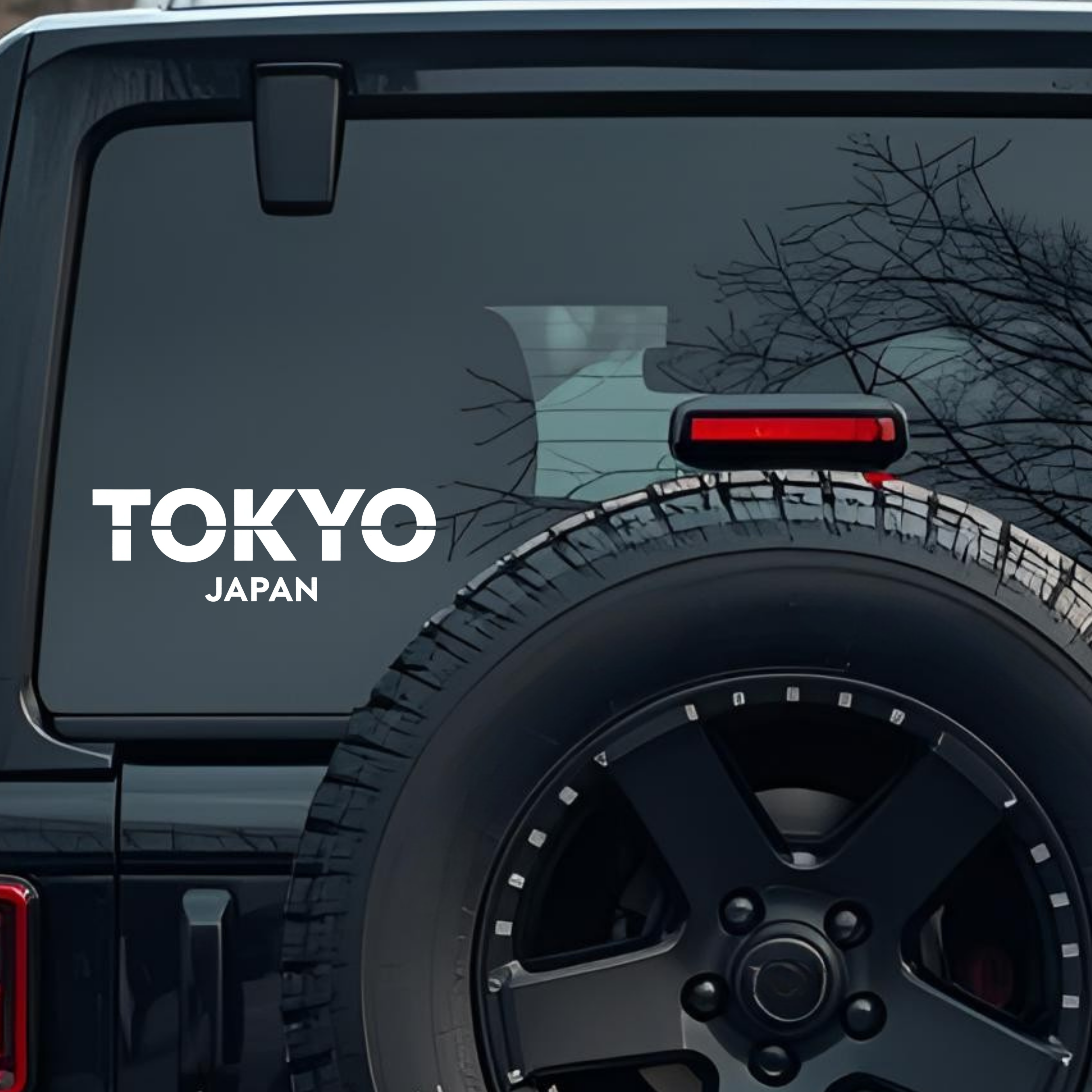 Tokyo Japan Large 6 inch Premium Decal Sticker For Car Bumper Window Rear Windshield Stickers, Warni
