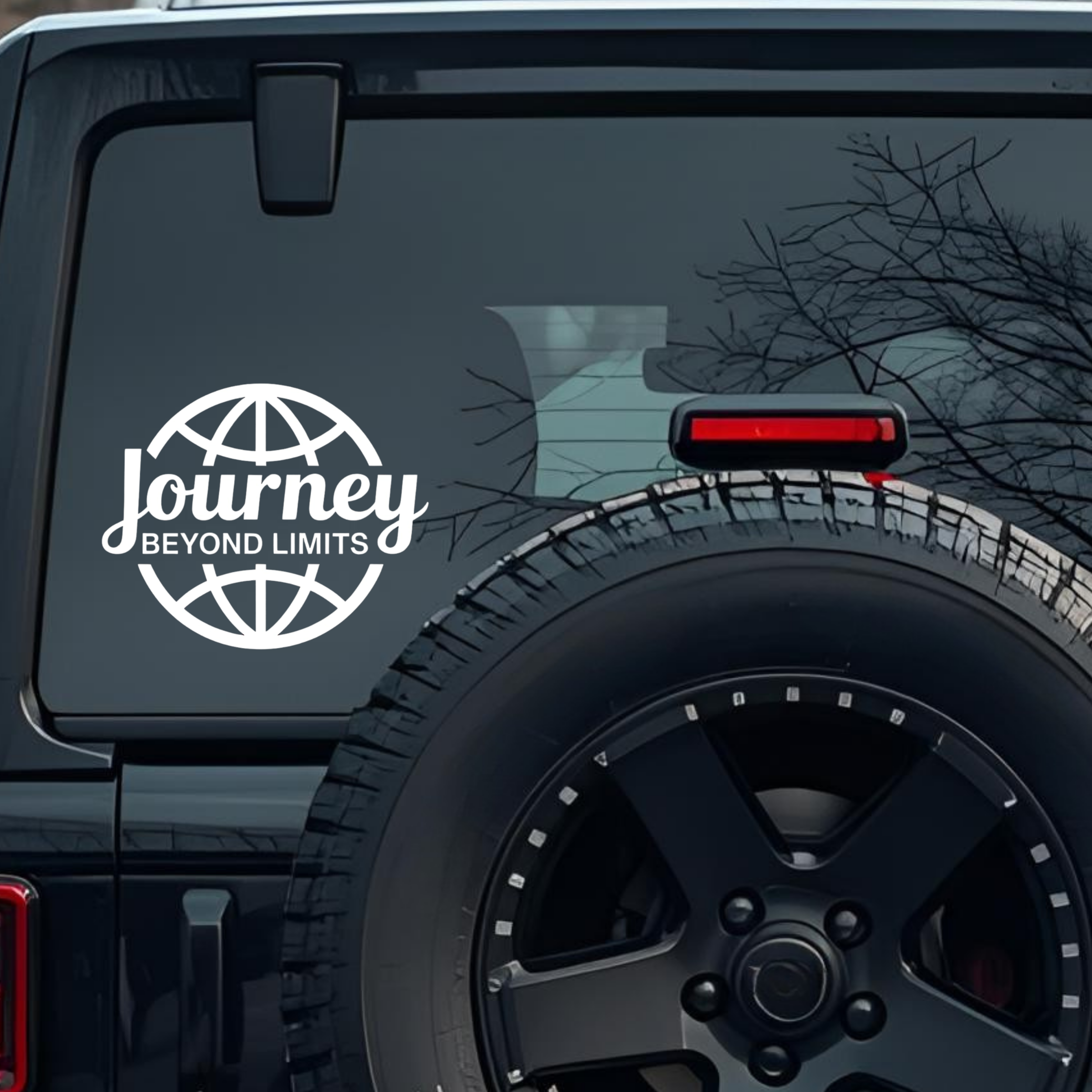 Journey Beyond Limits Large 6 inch Premium Decal Sticker For Car Bumper Window Rear Windshield Stick