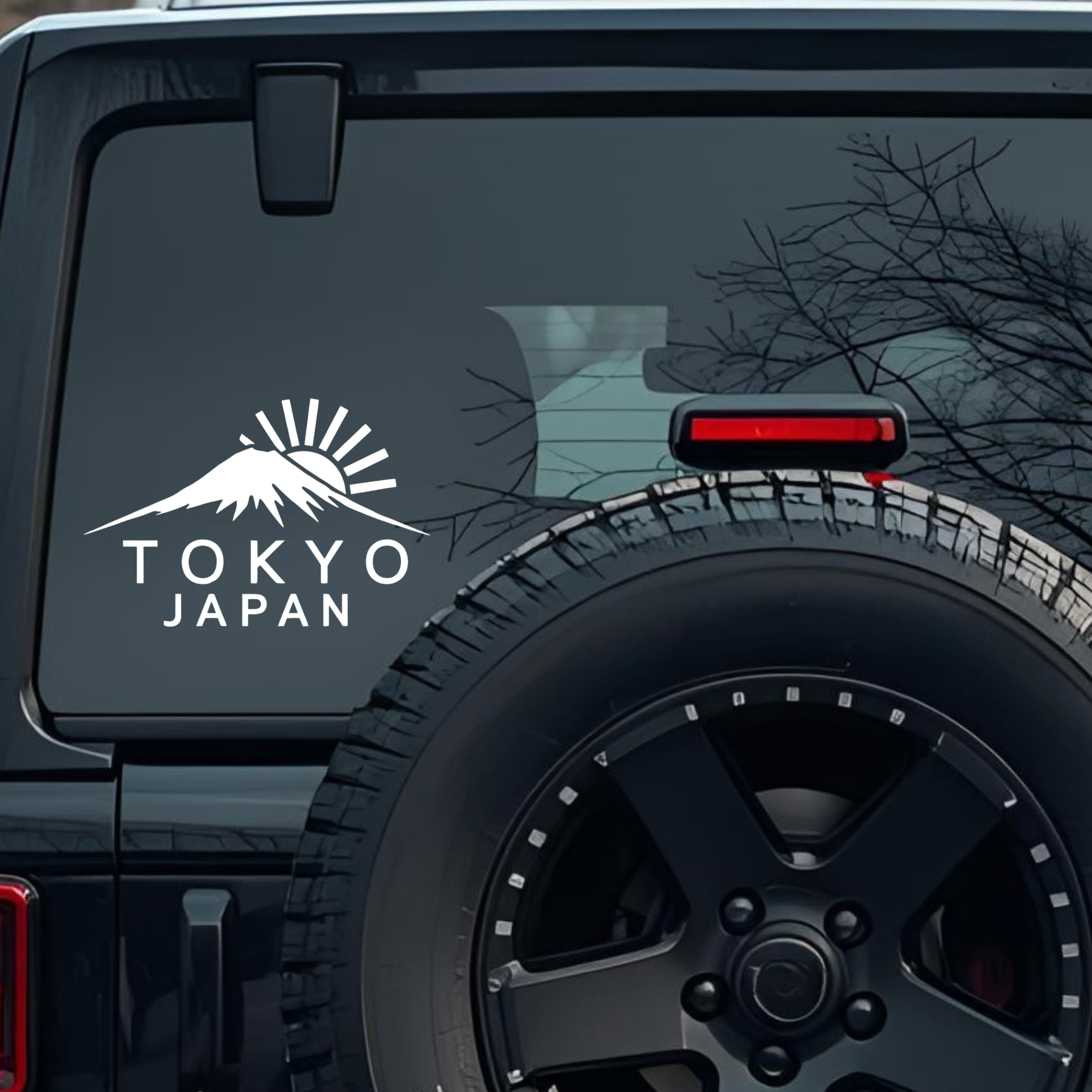 Tokyo Japan Large 6 inch Premium Decal Sticker For Car Bumper Window Rear Windshield Stickers, Warni