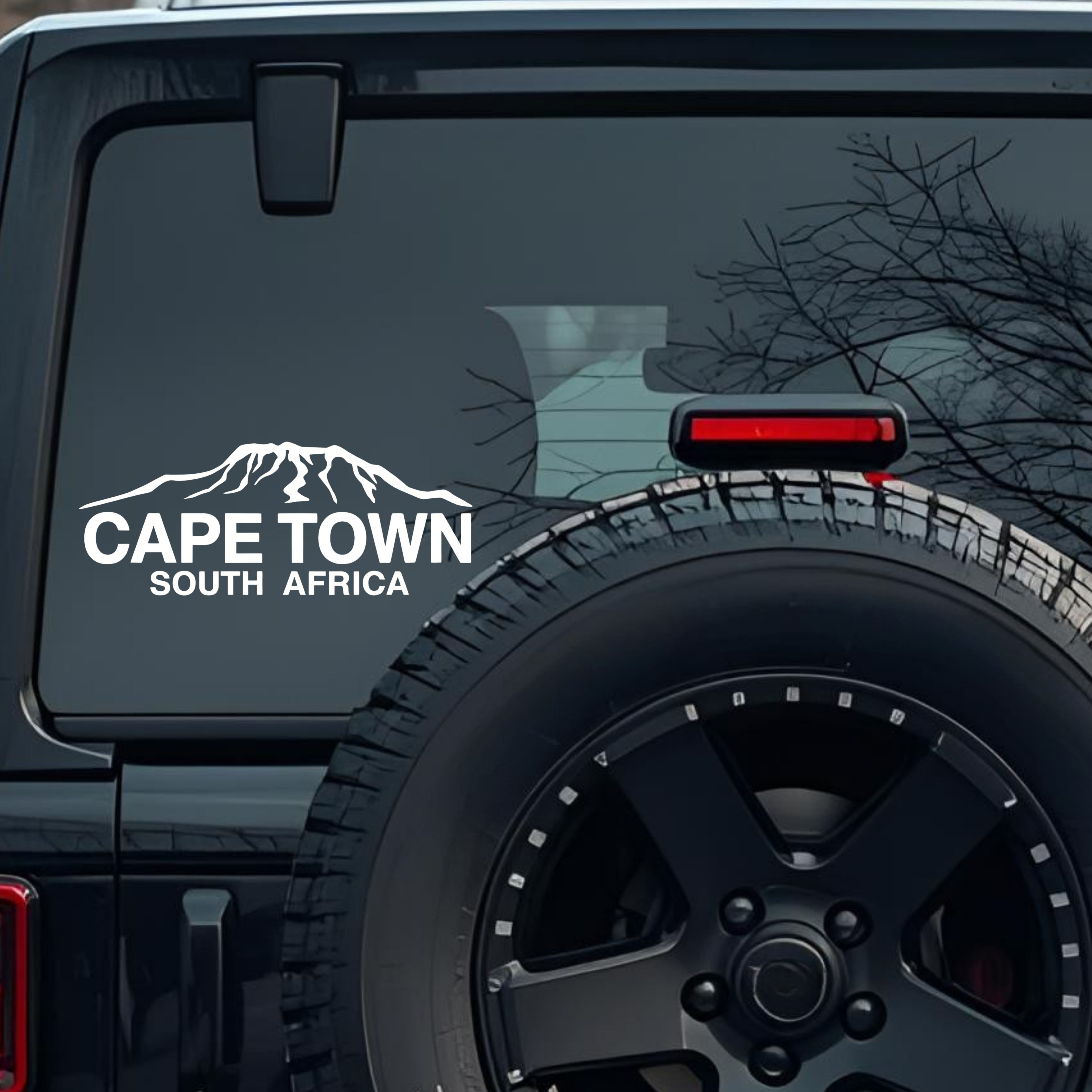 Cape Town, South Africa Large 6 inch Premium Decal Sticker For Car Bumper Window Rear Windshield Sti