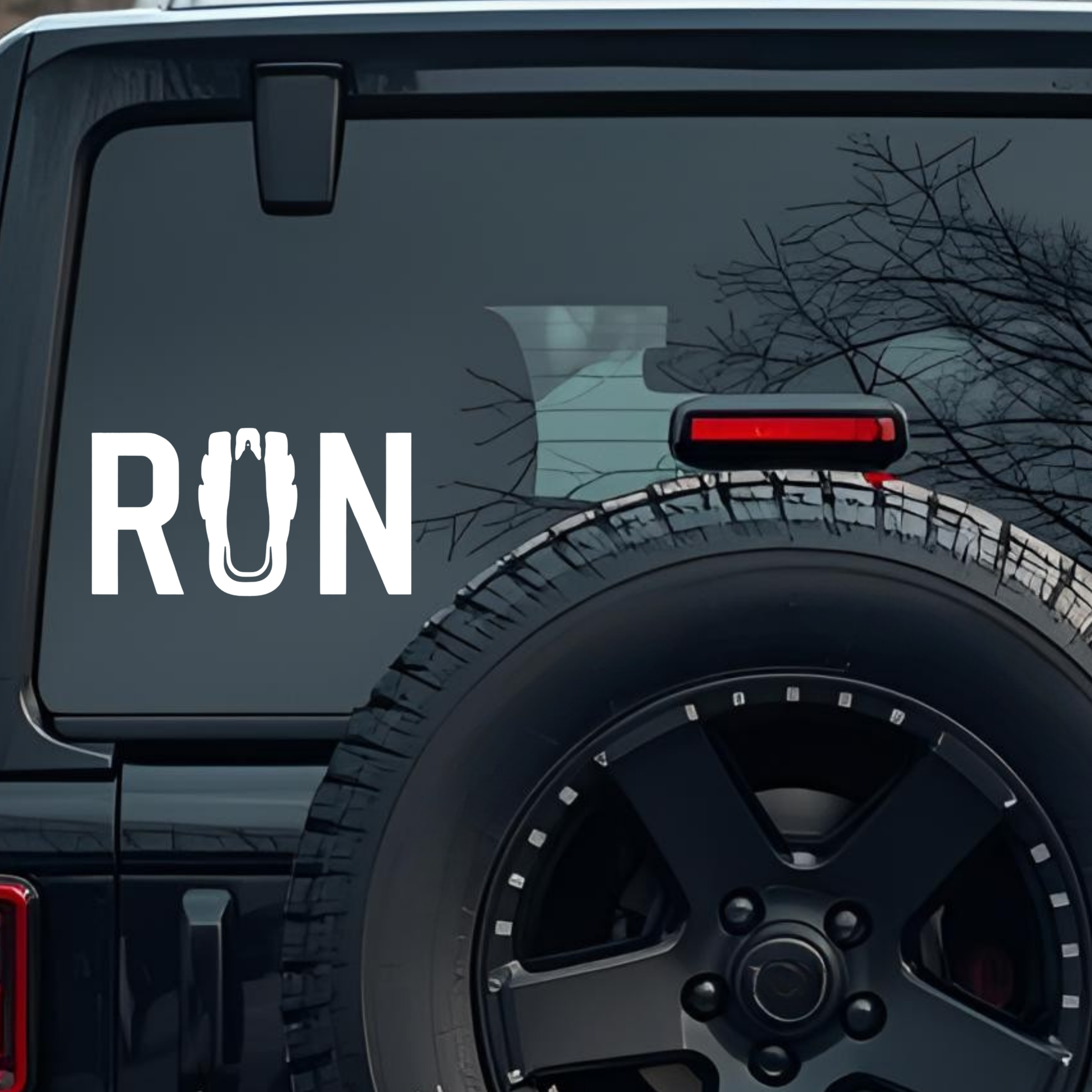 Pun Large 6 inch Premium Decal Sticker For Car Bumper Window Rear Windshield Stickers, Warning Signs
