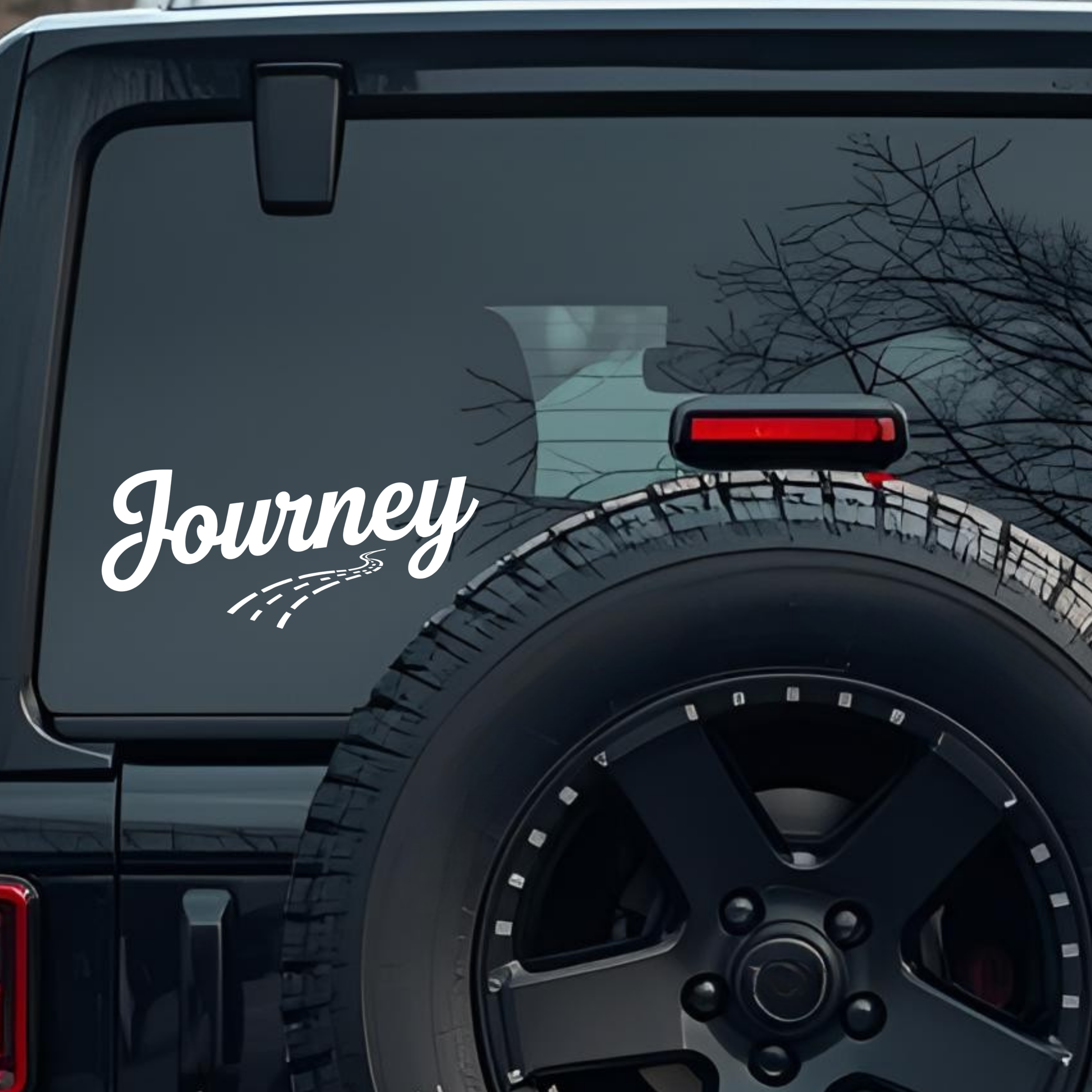 Journey Large 6 inch Premium Decal Sticker For Car Bumper Window Rear Windshield Stickers, Warning S
