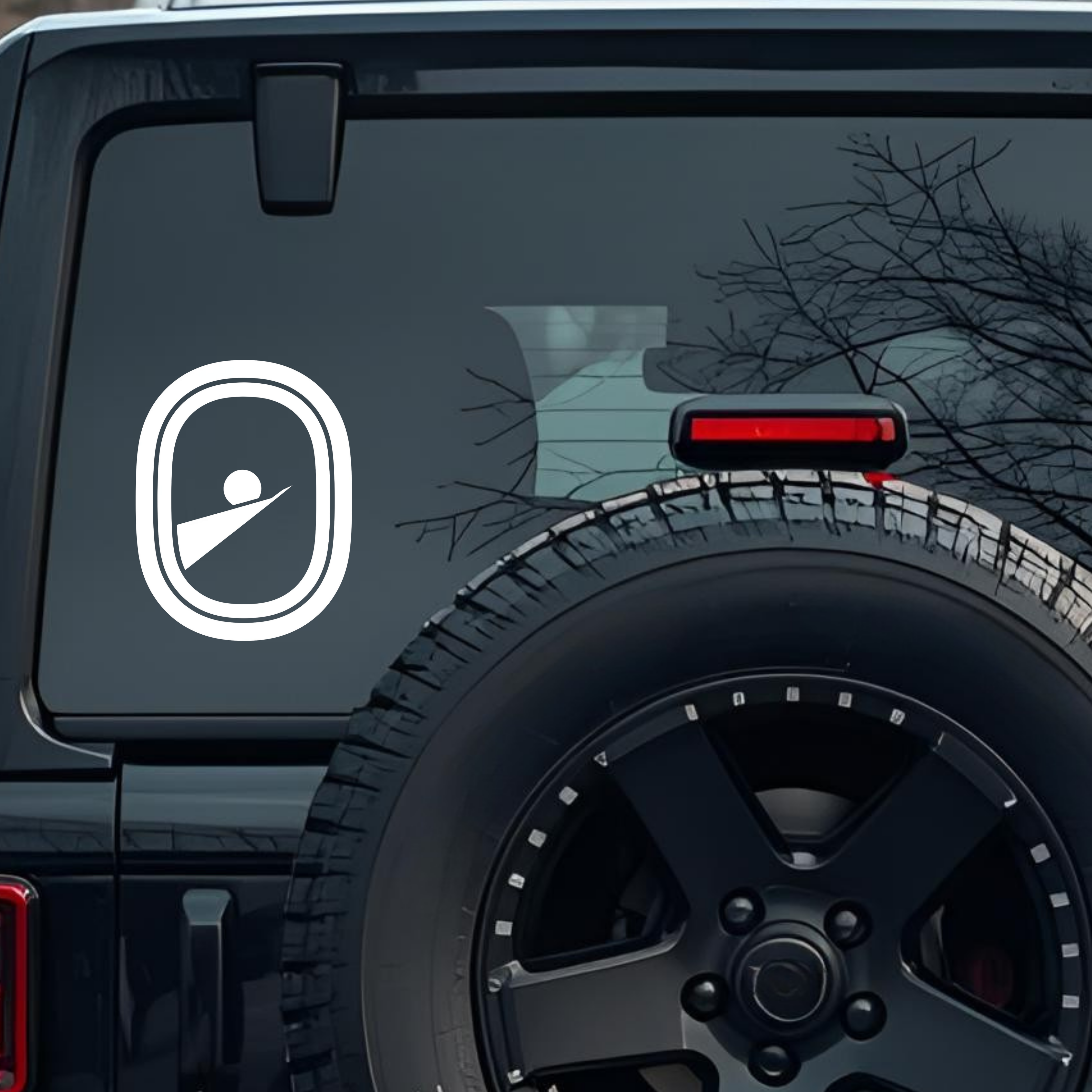 Tribeca Jets Large 6 inch Premium Decal Sticker For Car Bumper Window Rear Windshield Stickers, Warn