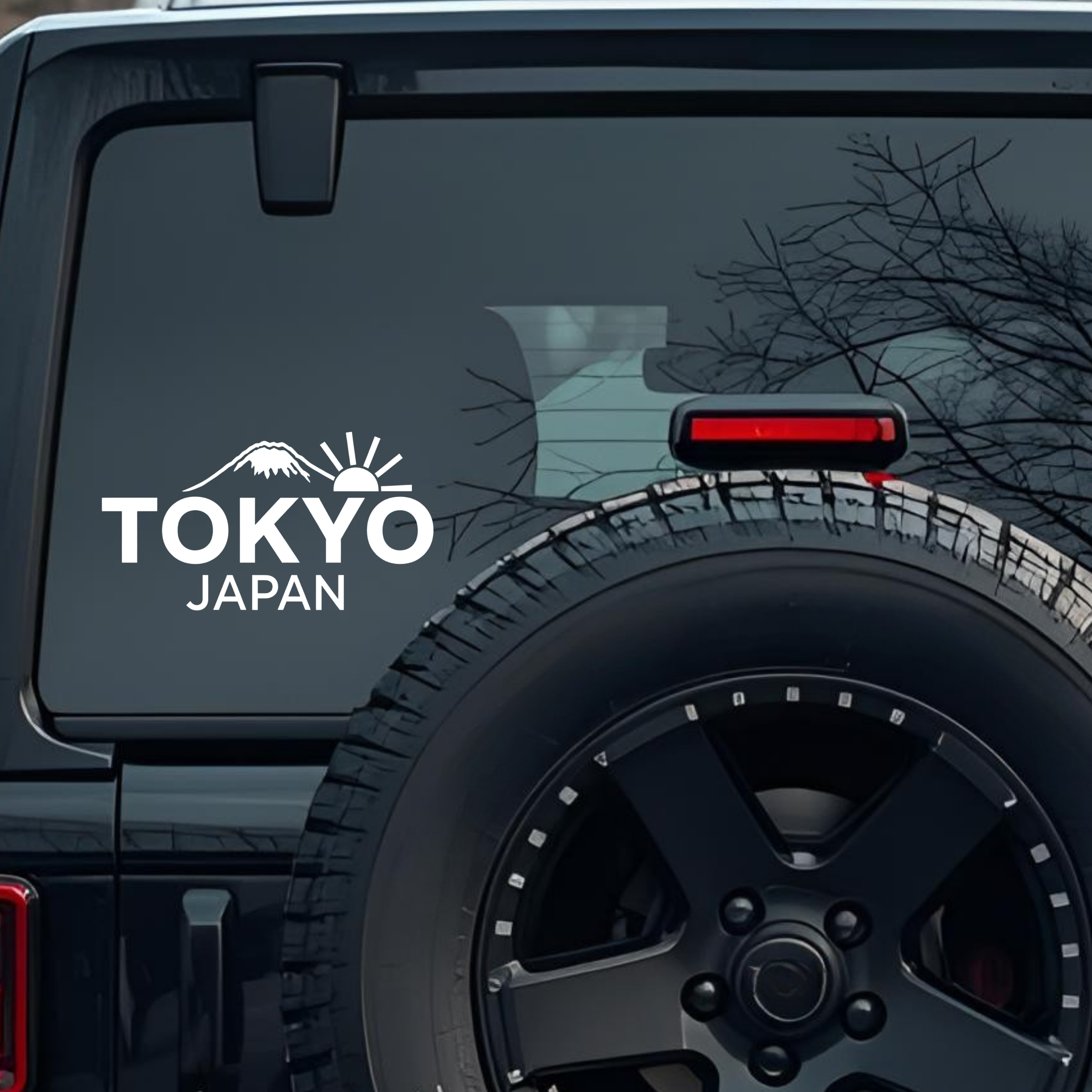 Tokyo Japan Large 6 inch Premium Decal Sticker For Car Bumper Window Rear Windshield Stickers, Warni
