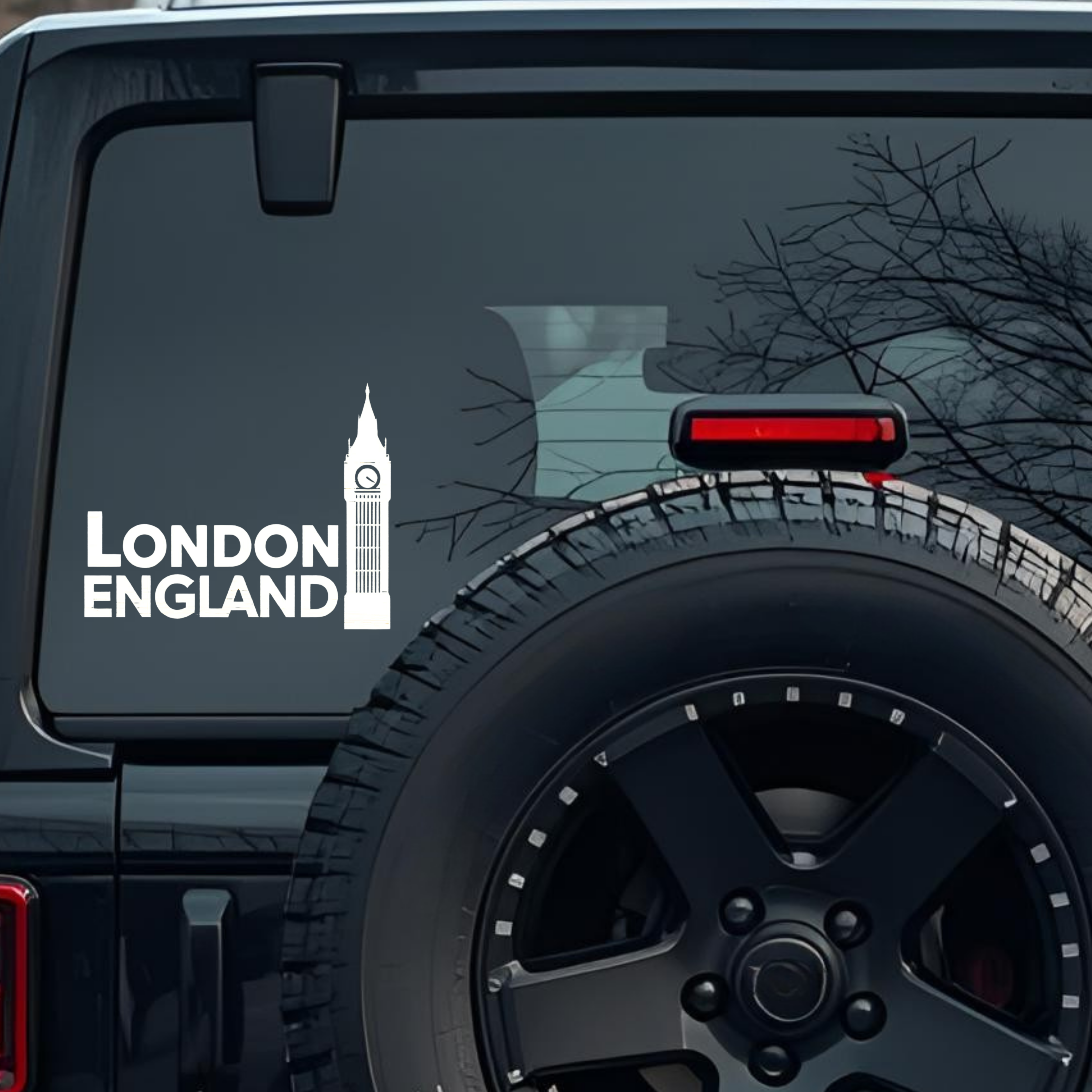 London England Large 6 inch Premium Decal Sticker For Car Bumper Window Rear Windshield Stickers, Wa