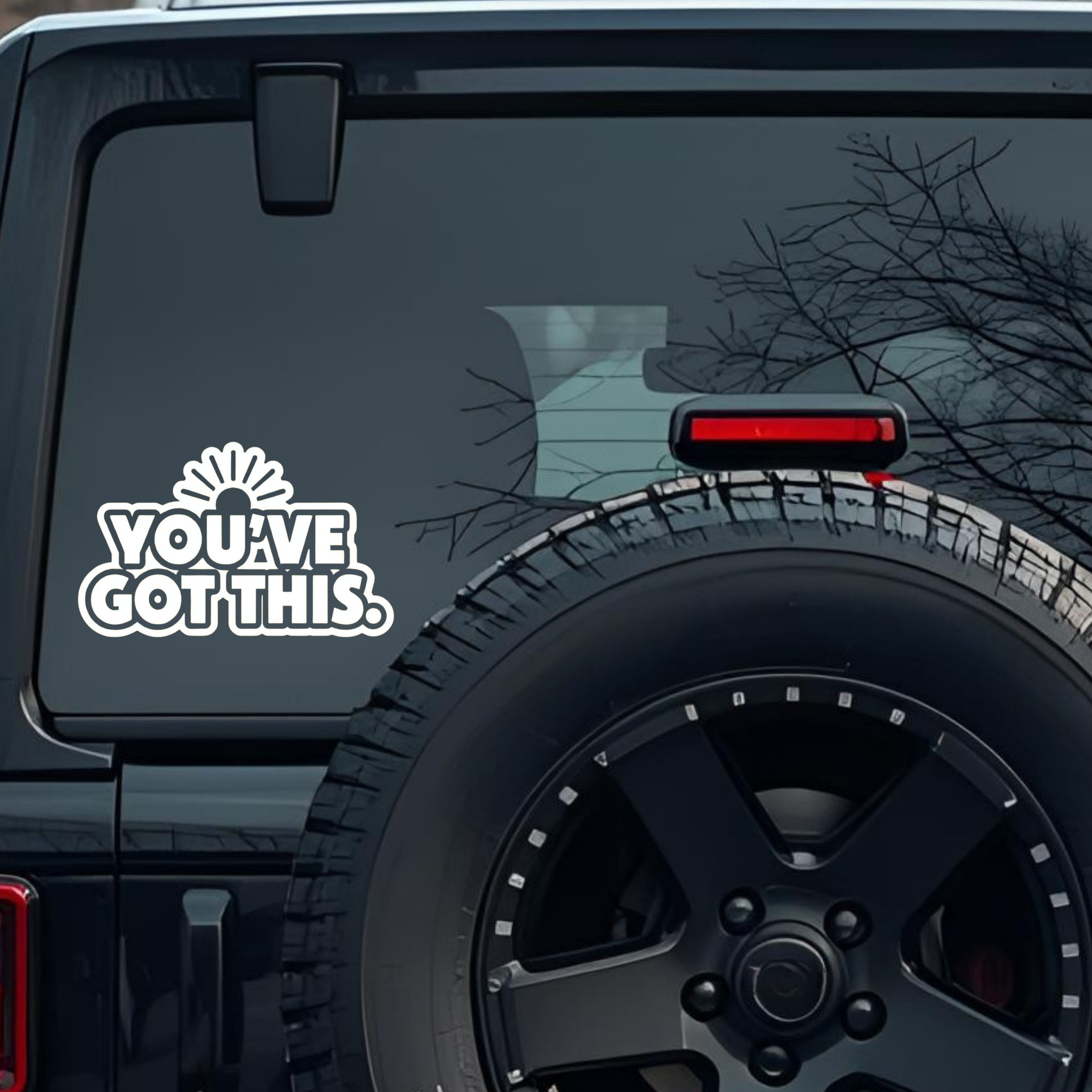 You've Got This Large 6 inch Premium Decal Sticker For Car Bumper Window Rear Windshield Stickers, W