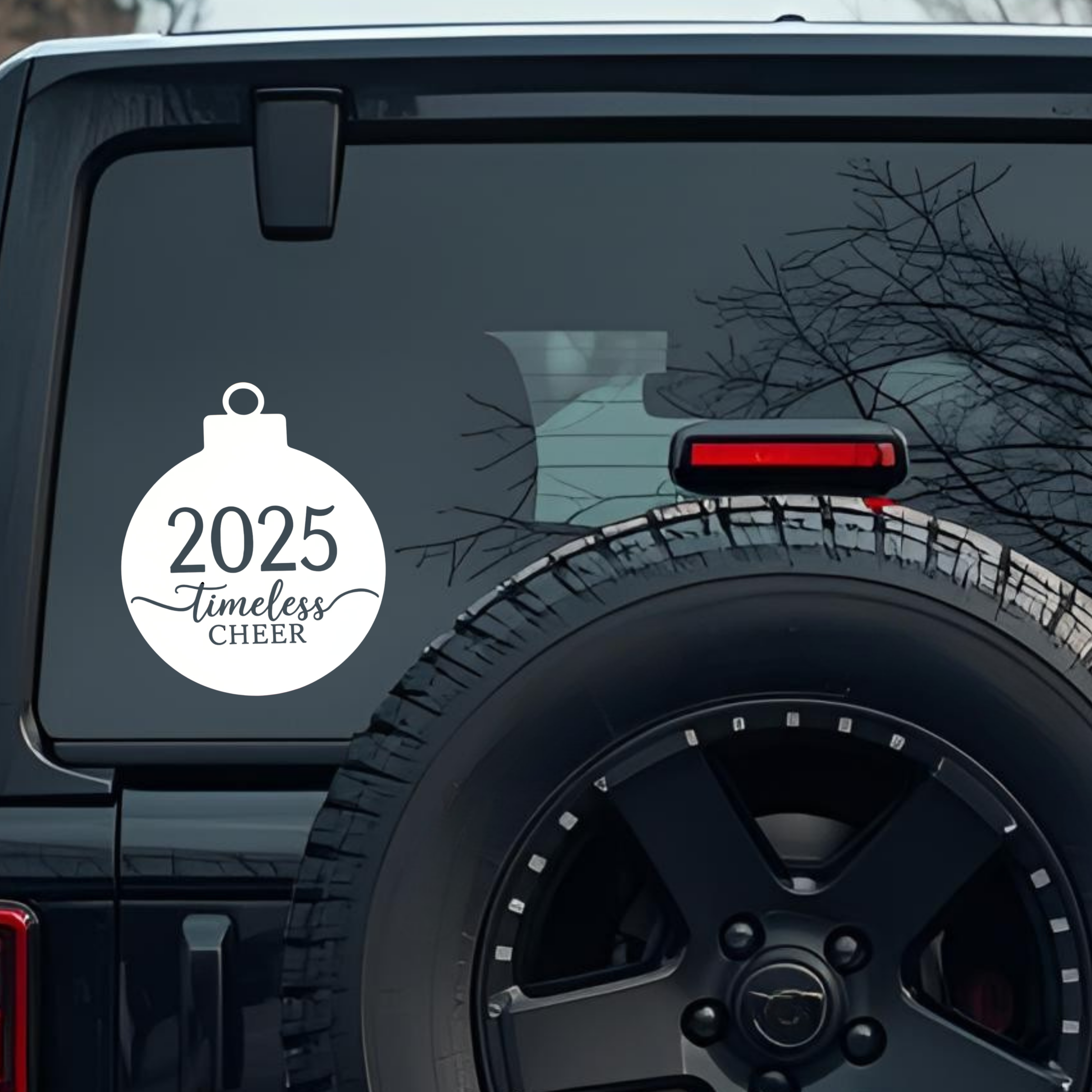 2025 Timeless Cheer Large 6 inch Premium Decal Sticker For Car Bumper Window Rear Windshield Sticker