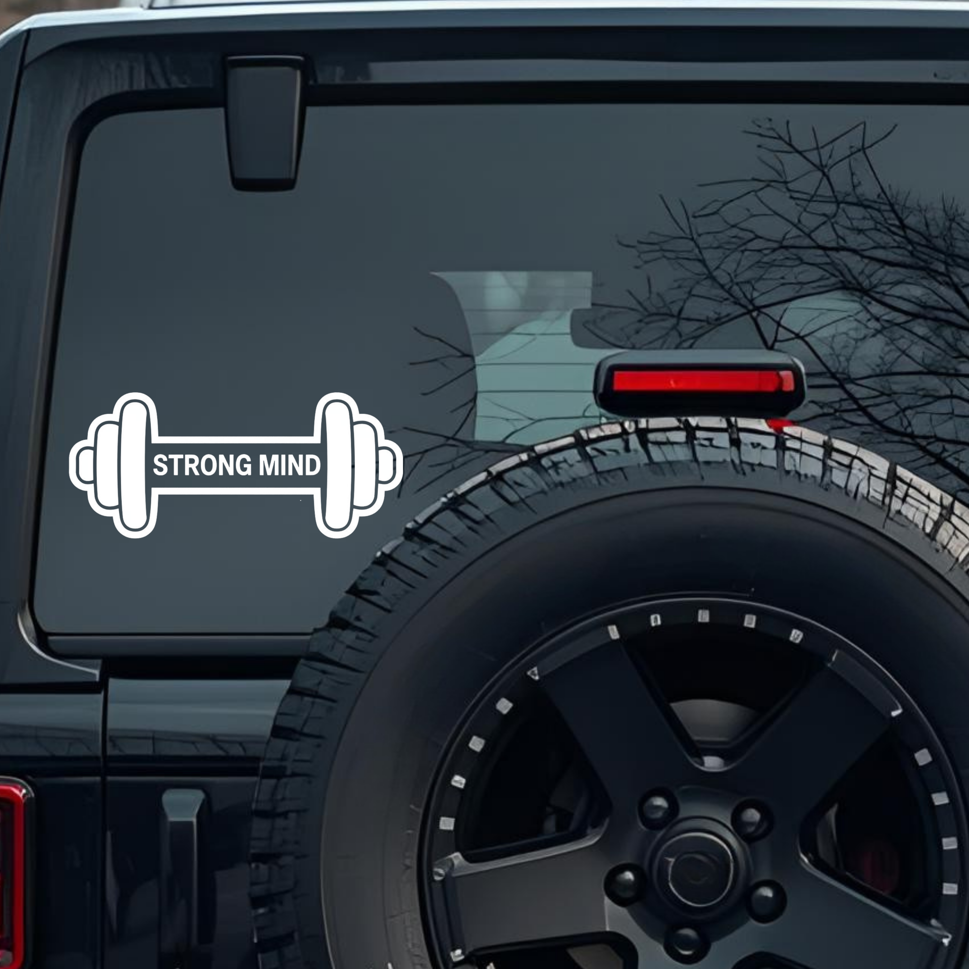 Strong Mind Large 6 inch Premium Decal Sticker For Car Bumper Window Rear Windshield Stickers, Warni