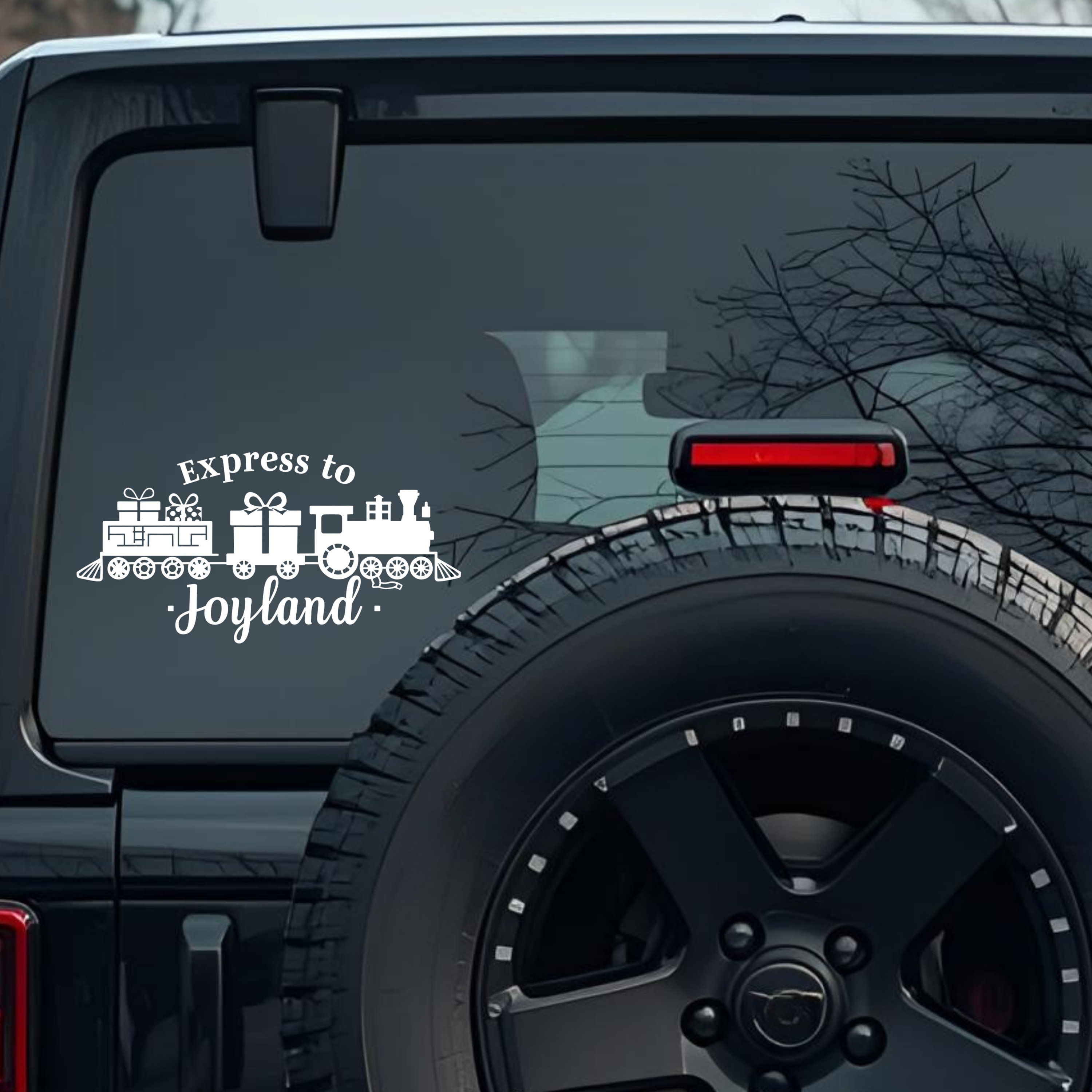 Express to Joyland Large 6 inch Premium Decal Sticker For Car Bumper Window Rear Windshield Stickers