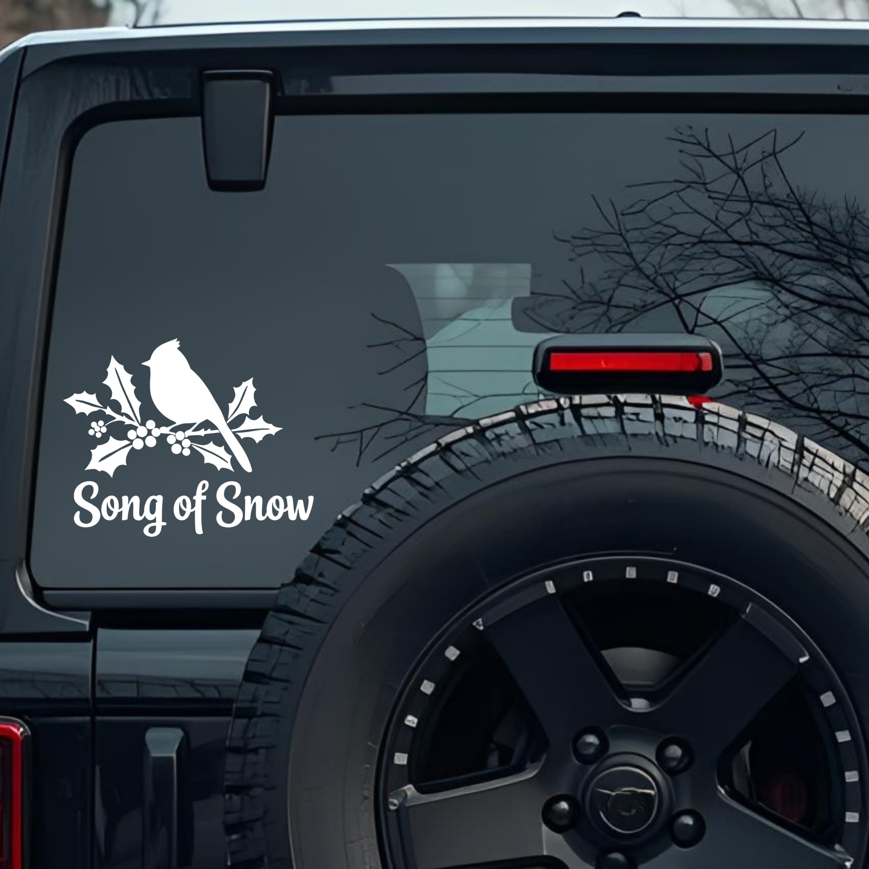 Song of Snow Large 6 inch Premium Decal Sticker For Car Bumper Window Rear Windshield Stickers, Warn