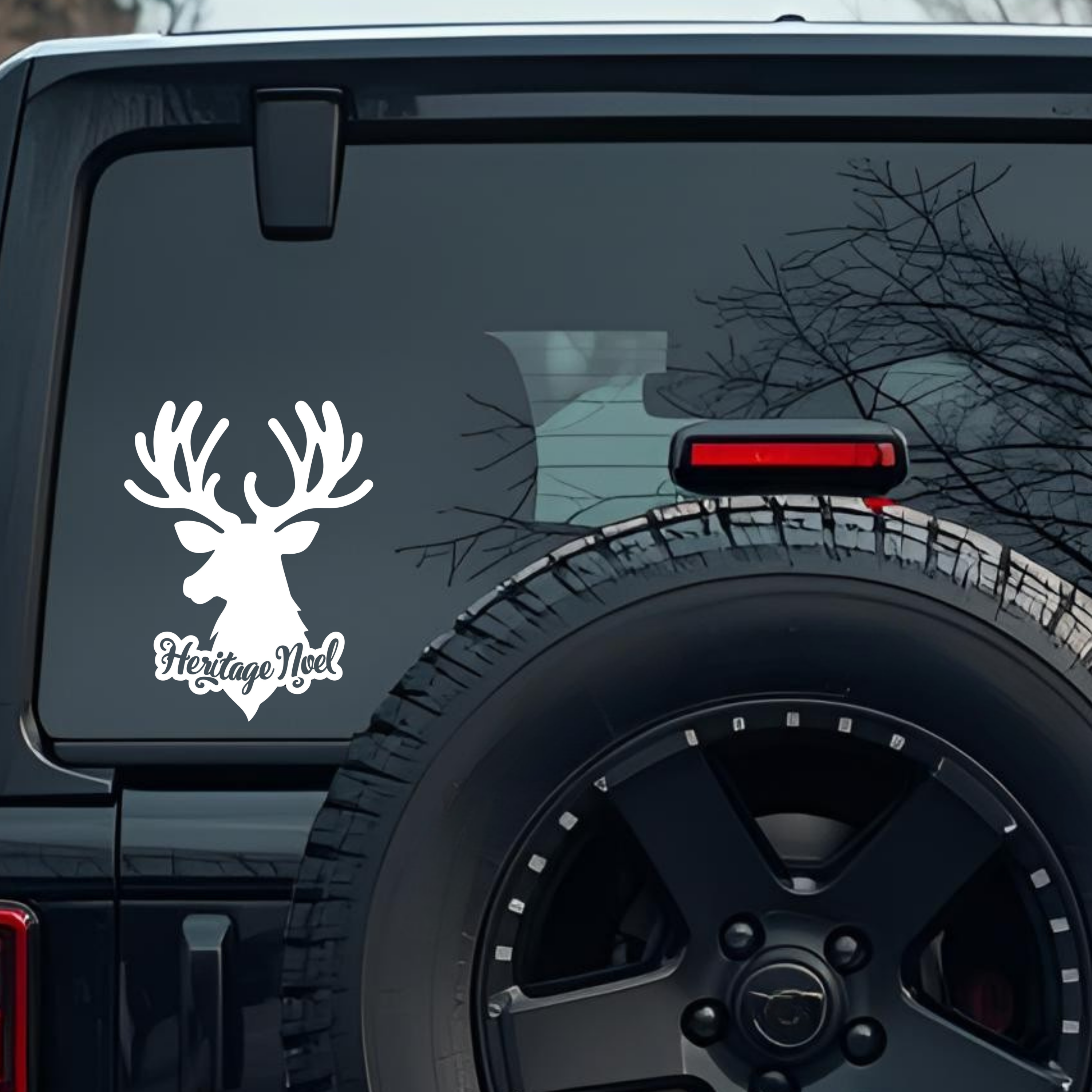 Heritage Noel Large 6 inch Premium Decal Sticker For Car Bumper Window Rear Windshield Stickers, War