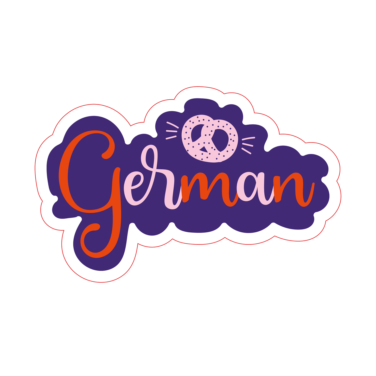 Inspirational Quote "German" Motivational Sticker Vinyl Decal Motivation Stickers- 5" Vinyl Sticker Waterproof