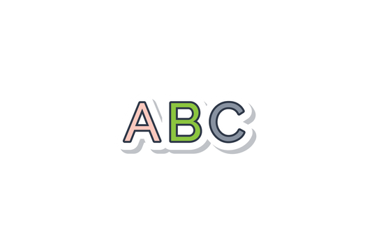 Inspirational Quote "ABC" Motivational Sticker Vinyl Decal Motivation Stickers- 5" Vinyl Sticker Waterproof