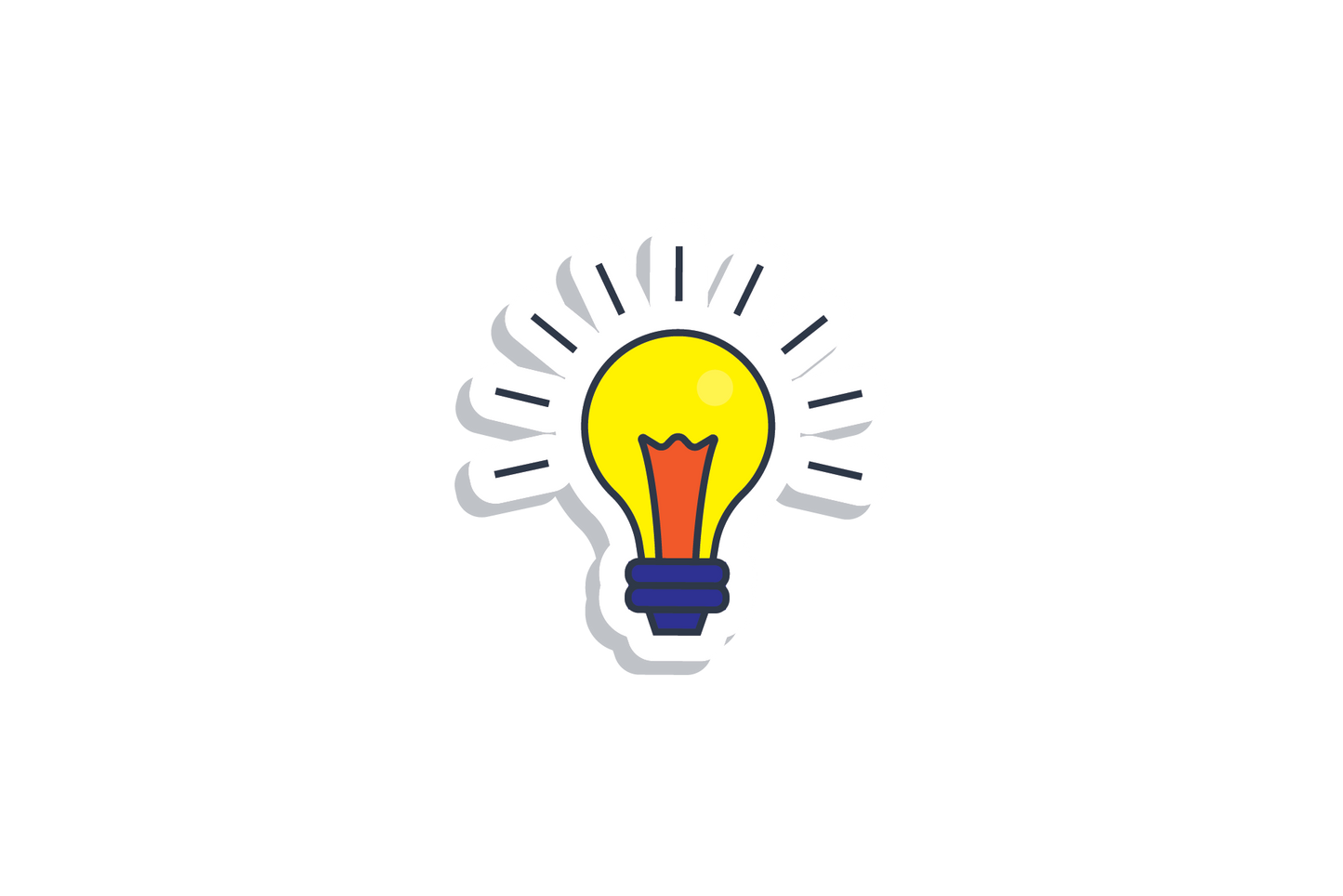 Inspirational Quote "Light Bulb" Motivational Sticker Vinyl Decal Motivation Stickers- 5" Vinyl Sticker Waterproof