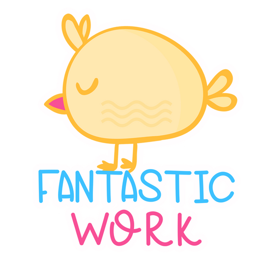 Inspirational Quote "Fantastic Work" Motivational Sticker Vinyl Decal Motivation Stickers- 5" Vinyl Sticker Waterproof