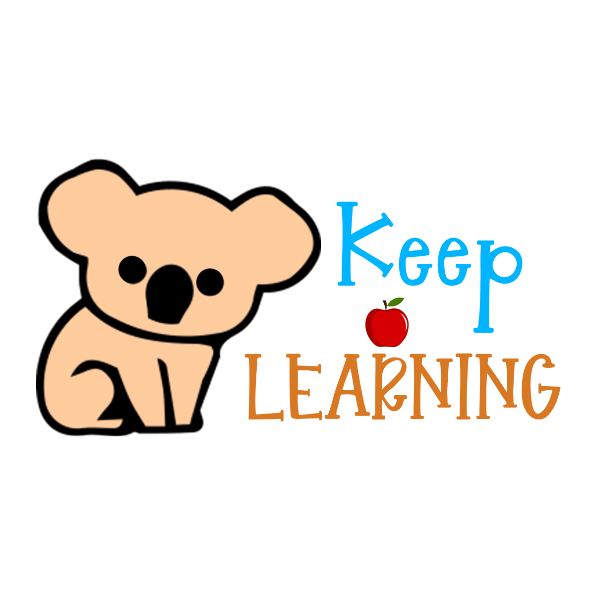 Inspirational Quote "Keep Learning" Motivational Sticker Vinyl Decal Motivation Stickers- 5" Vinyl Sticker Waterproof