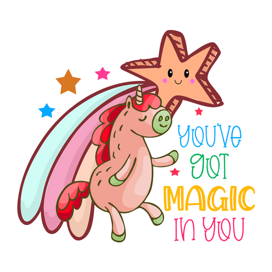 Inspirational Quote "You,ve Got Magic in You" Motivational Sticker Vinyl Decal Motivation Stickers- 5" Vinyl Sticker Waterproof