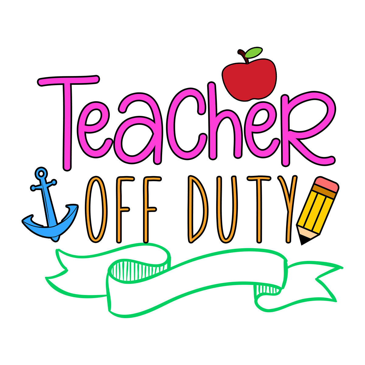 Inspirational Quote "Teacher of Duty" Motivational Sticker Vinyl Decal Motivation Stickers- 5" Vinyl Sticker Waterproof