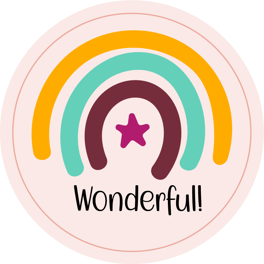 Inspirational Quote "Wonderful! Sticker" Motivational Sticker Vinyl Decal Motivation Stickers- 5" Vinyl Sticker Waterproof