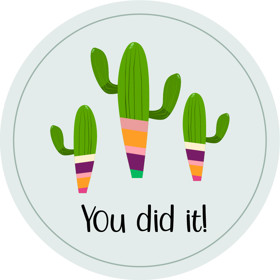 Inspirational Quote "You Did It!" Motivational Sticker Vinyl Decal Motivation Stickers- 5" Vinyl Sticker Waterproof