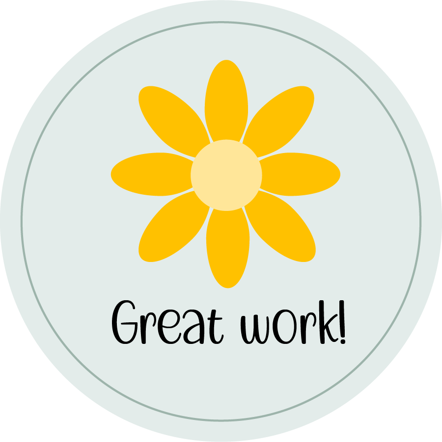 Inspirational Quote "Great Work!" Motivational Sticker Vinyl Decal Motivation Stickers- 5" Vinyl Sticker Waterproof