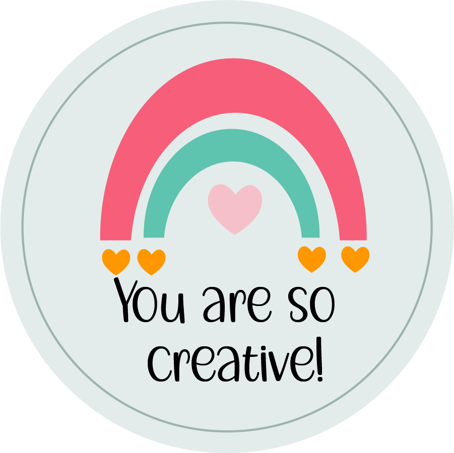 Inspirational Quote "You are So Creative!" Motivational Sticker Vinyl Decal Motivation Stickers- 5" Vinyl Sticker Waterproof