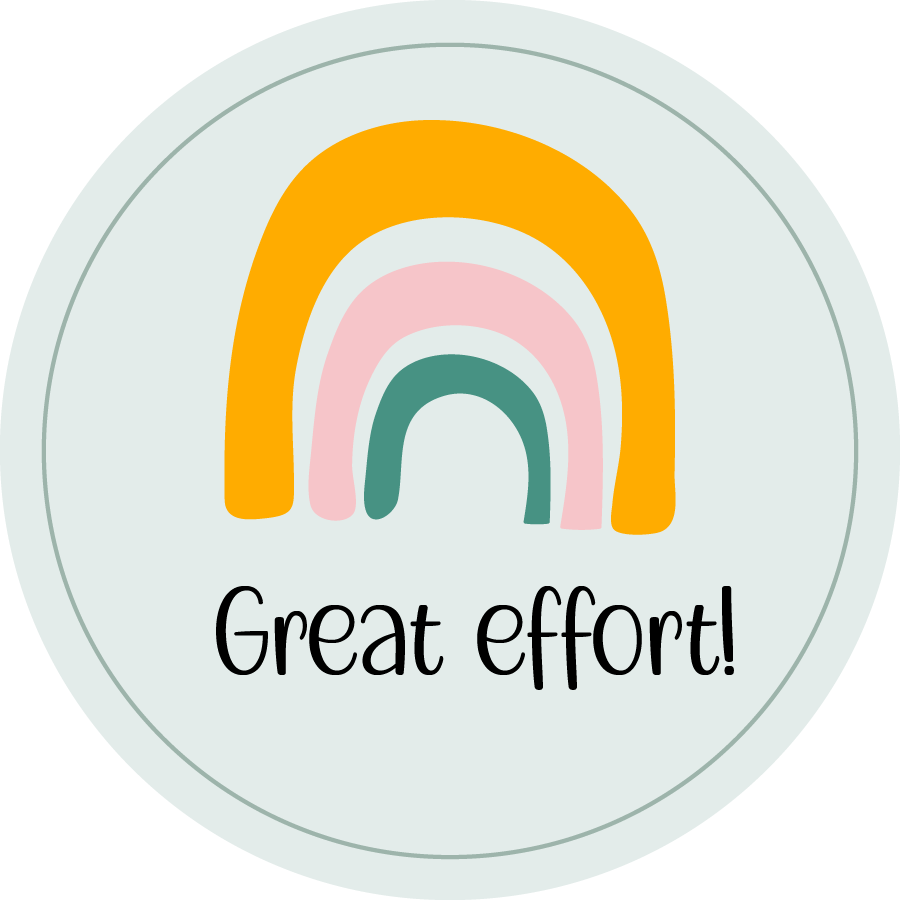 Inspirational Quote "Great Effort!" Motivational Sticker Vinyl Decal Motivation Stickers- 5" Vinyl Sticker Waterproof