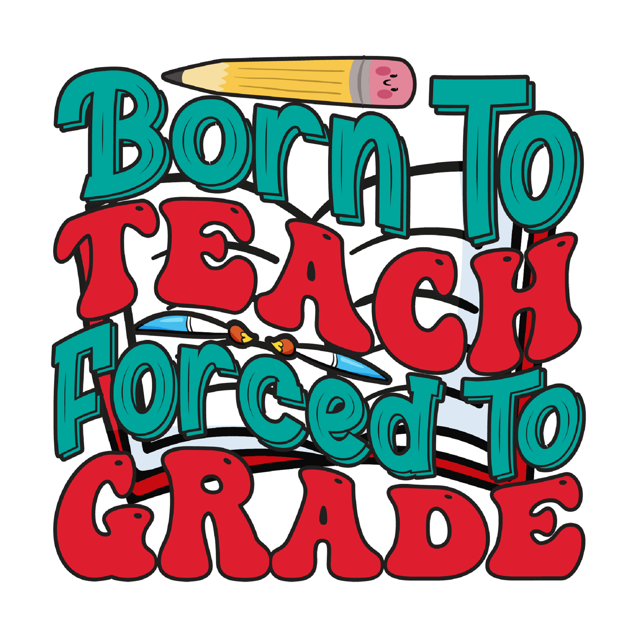 Inspirational Quote - "Coffee Teach Repeat" Motivational Sticker Vinyl Decal Motivation Stickers - 5" Vinyl Sticker Waterproof.