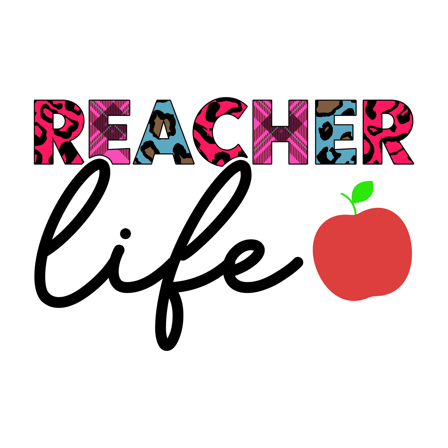 Inspirational Quote "Reacher Life" Motivational Sticker Vinyl Decal Motivation Stickers- 5" Vinyl Sticker Waterproof