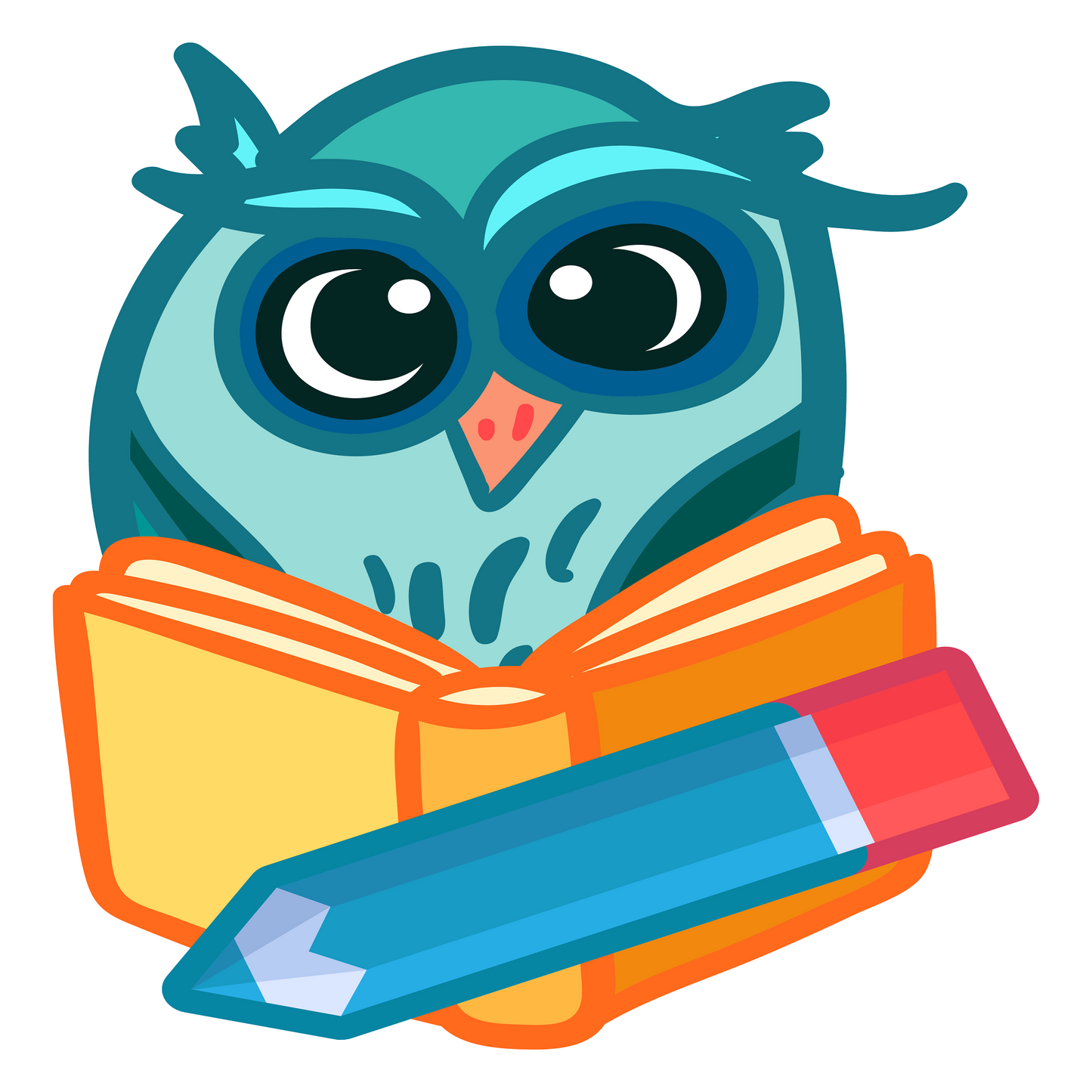 Inspirational Quote "owl Book Reading" Motivational Sticker Vinyl Decal Motivation Stickers- 5" Vinyl Sticker Waterproof