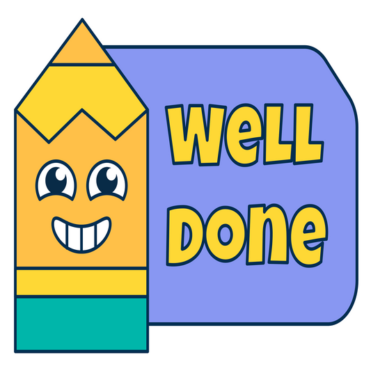 Inspirational Quote "Well Done" Motivational Sticker Vinyl Decal Motivation Stickers- 5" Vinyl Sticker Waterproof