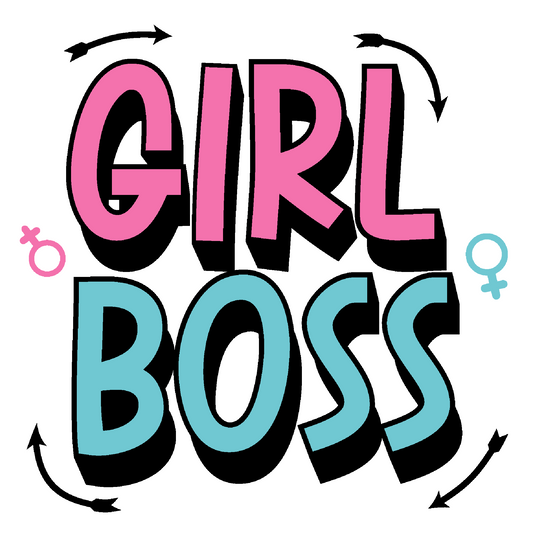 Inspirational Quote "Girl Boss" Motivational Sticker Vinyl Decal Motivation Stickers- 5" Vinyl Sticker Waterproof