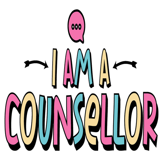 Inspirational Quote "I Am A Counsellor" Motivational Sticker Vinyl Decal Motivation Stickers- 5" Vinyl Sticker Waterproof