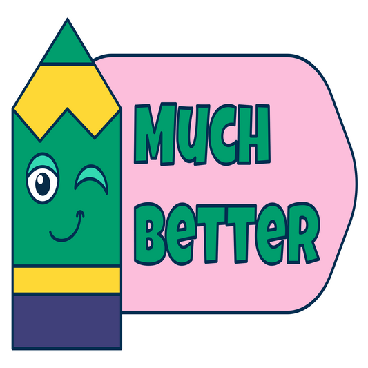 Inspirational Quote "Much Better" Motivational Sticker Vinyl Decal Motivation Stickers- 5" Vinyl Sticker Waterproof